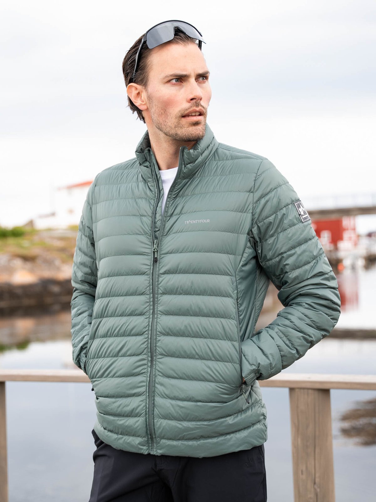 Twentyfour Flåm Dunjakke Mellomgrønn