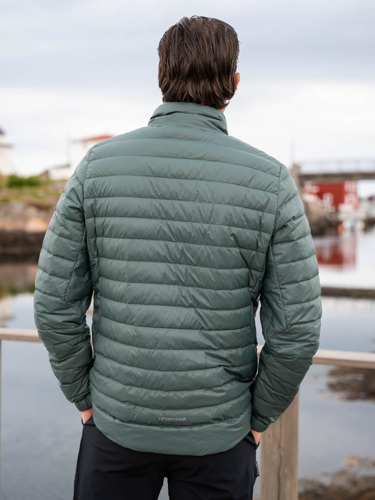 Twentyfour Flåm Dunjakke Mellomgrønn