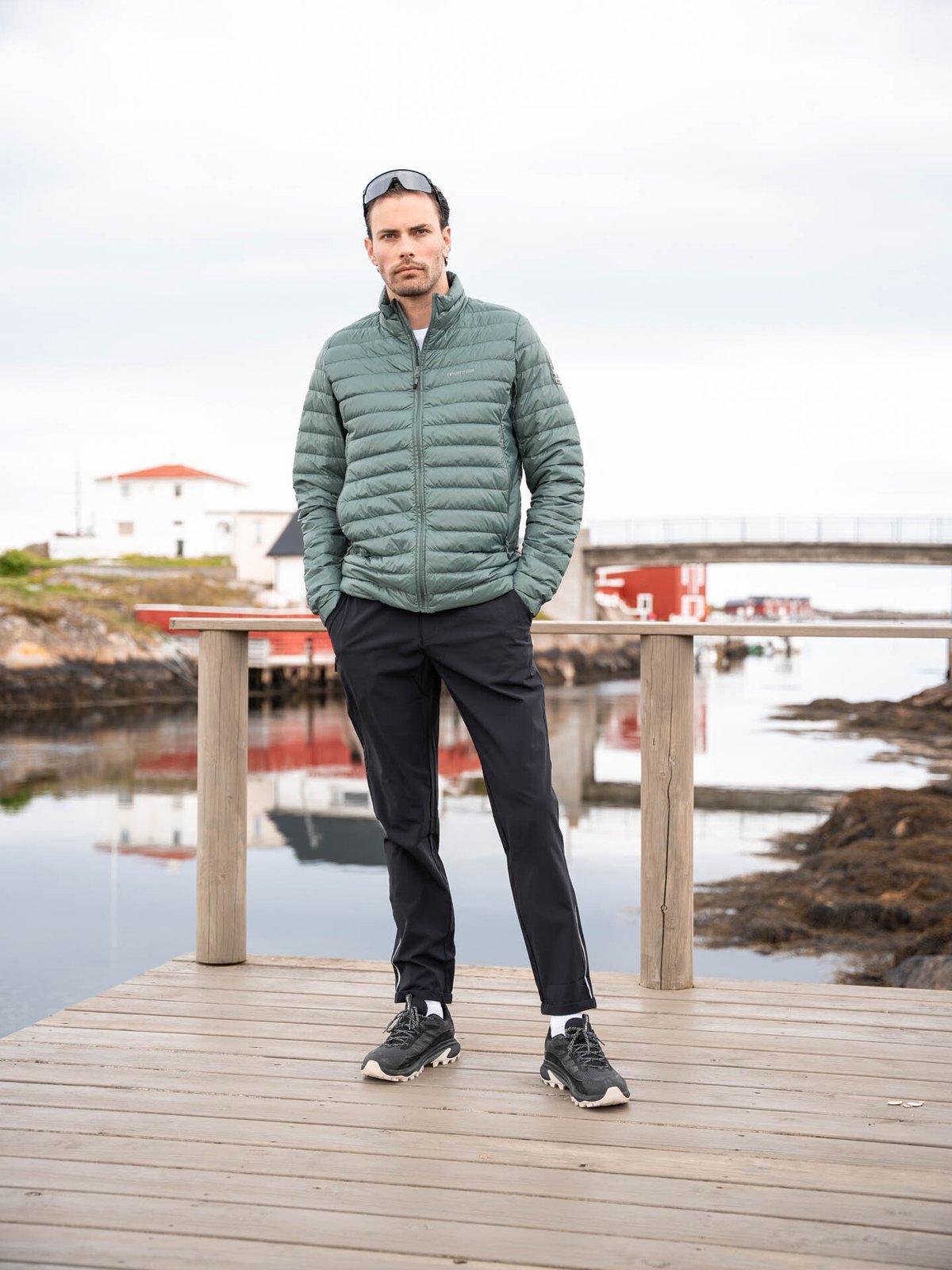 Twentyfour Flåm Dunjakke Mellomgrønn