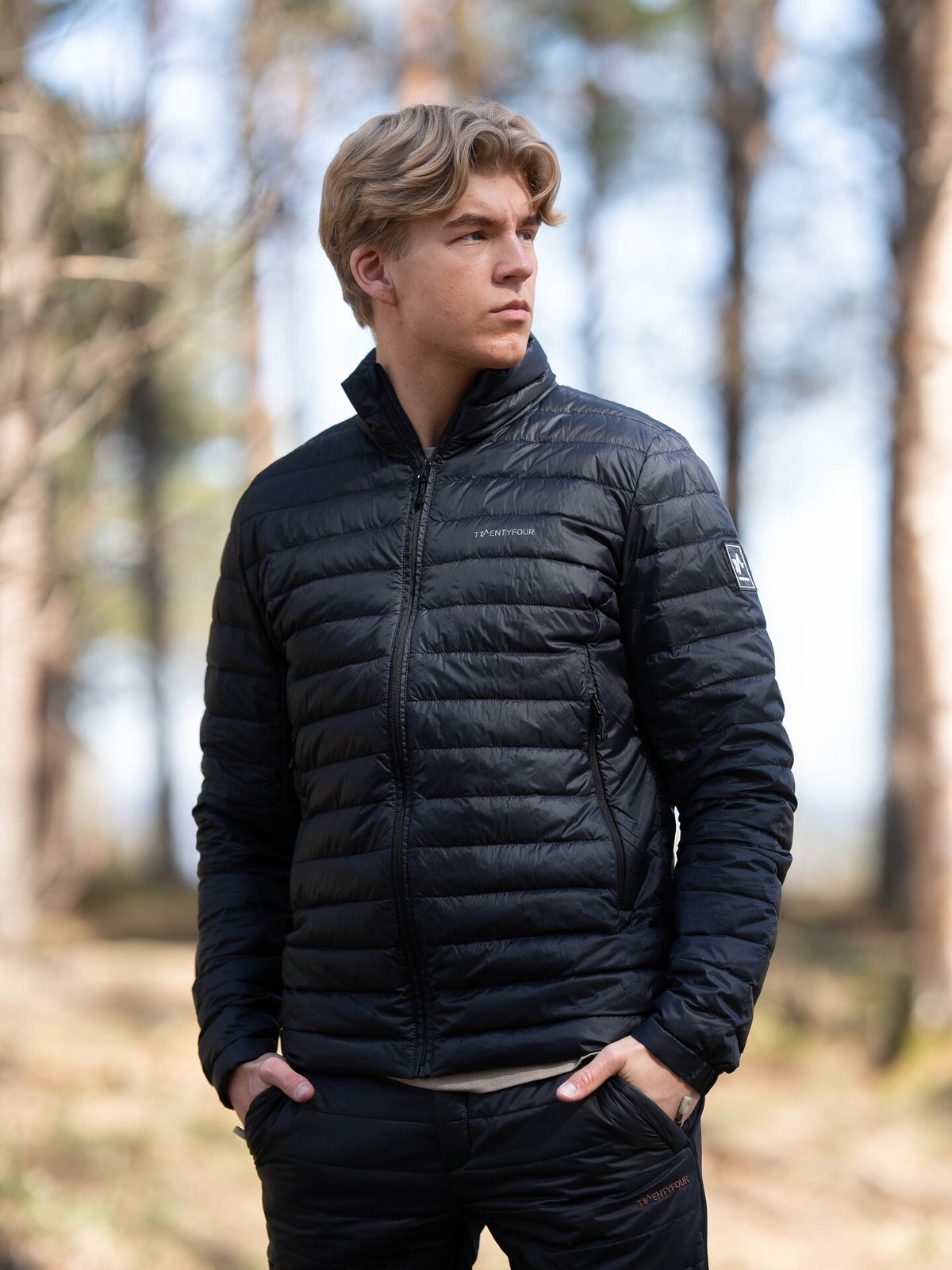 Twentyfour Flåm Dunjakke Sort