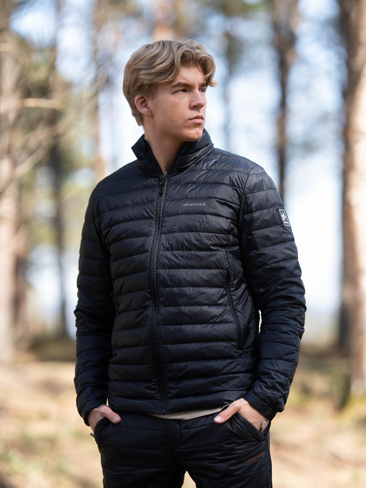 Twentyfour Flåm Dunjakke Sort