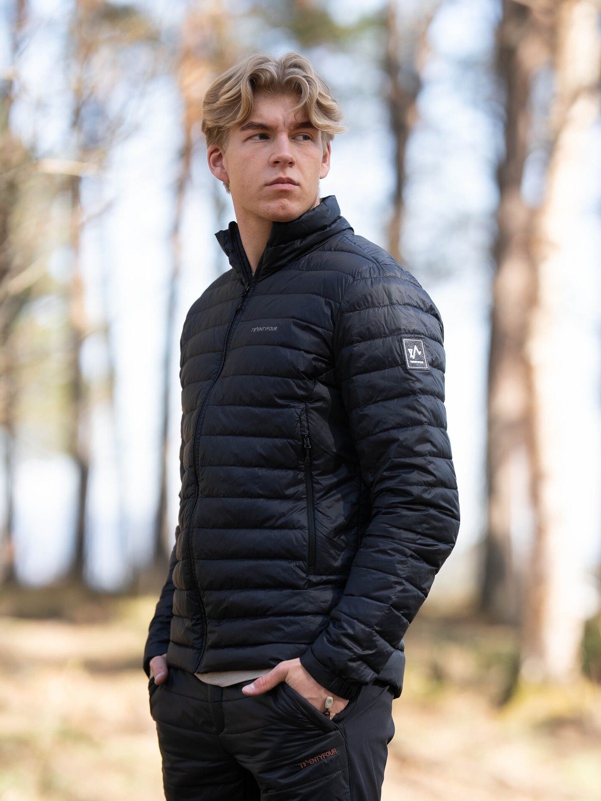 Twentyfour Flåm Dunjakke Sort