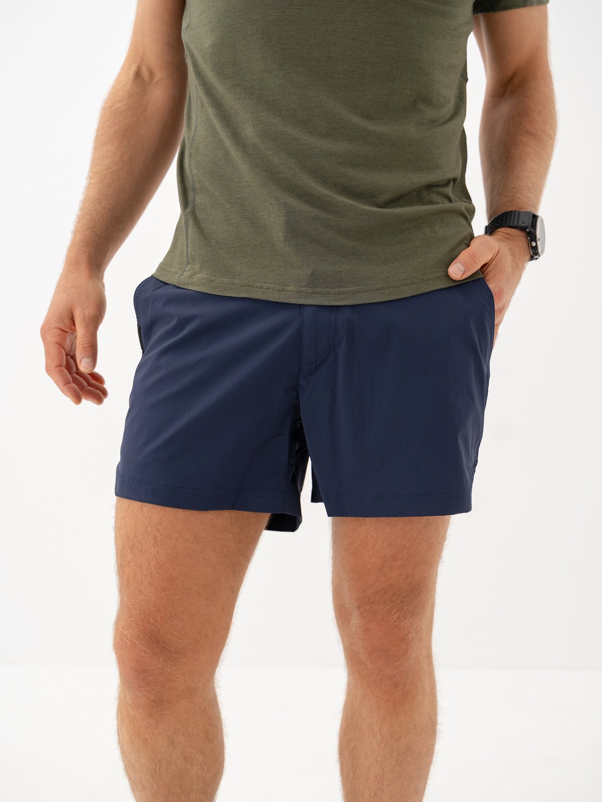 Twentyfour Mode Hybrid Shorts Marineblå