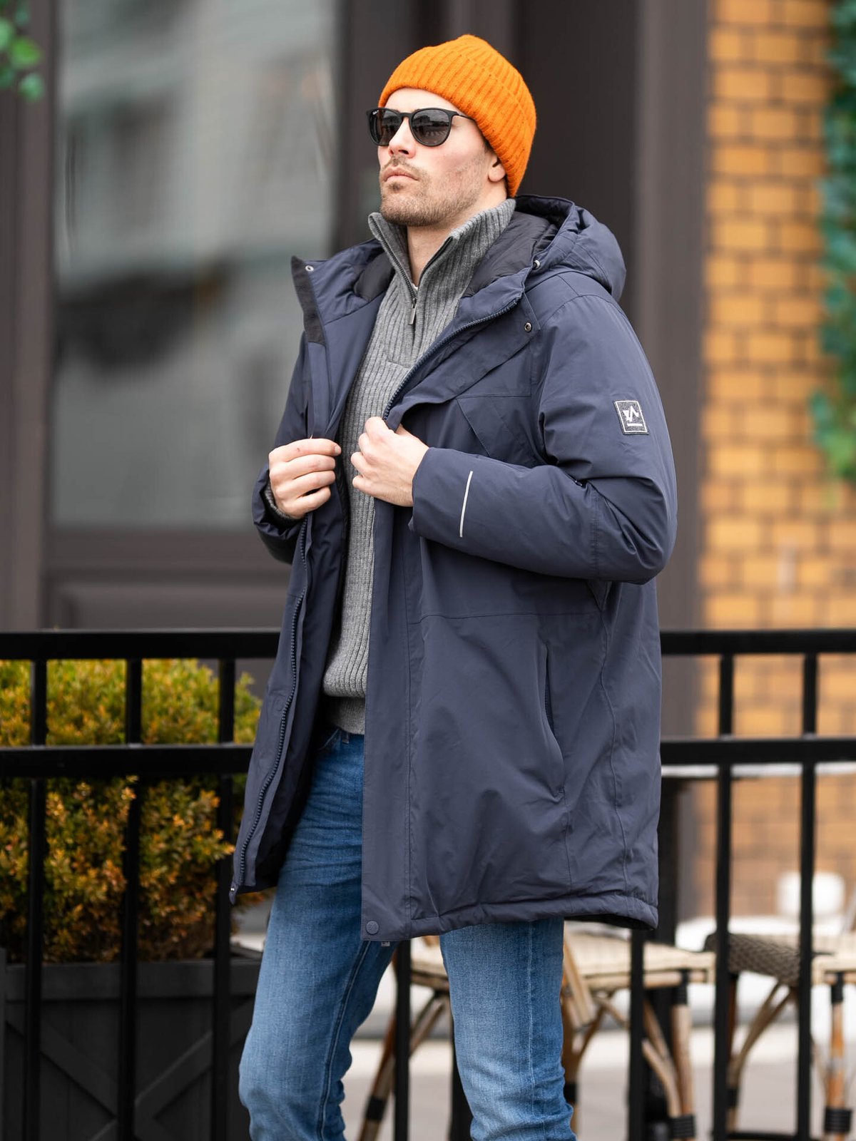 Twentyfour Finse Dunparkas Blekkblå