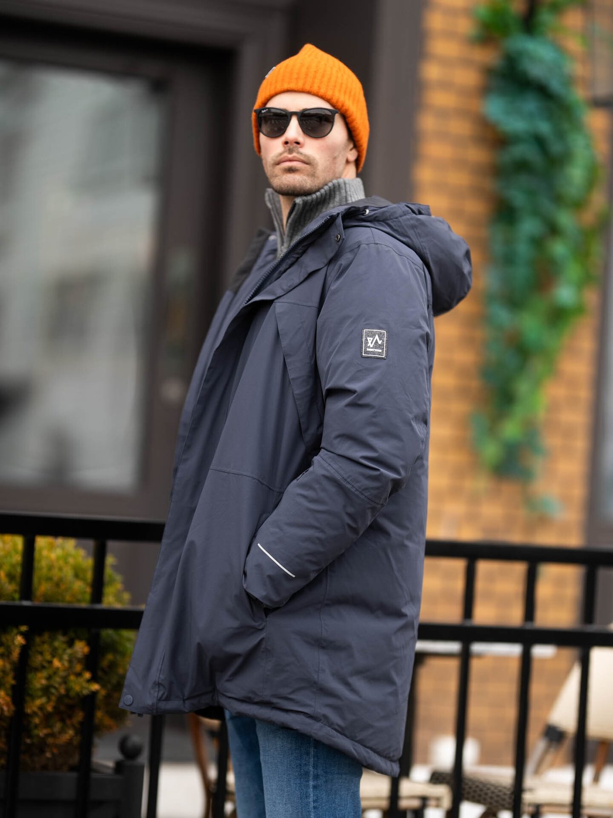 Twentyfour Finse Dunparkas Blekkblå