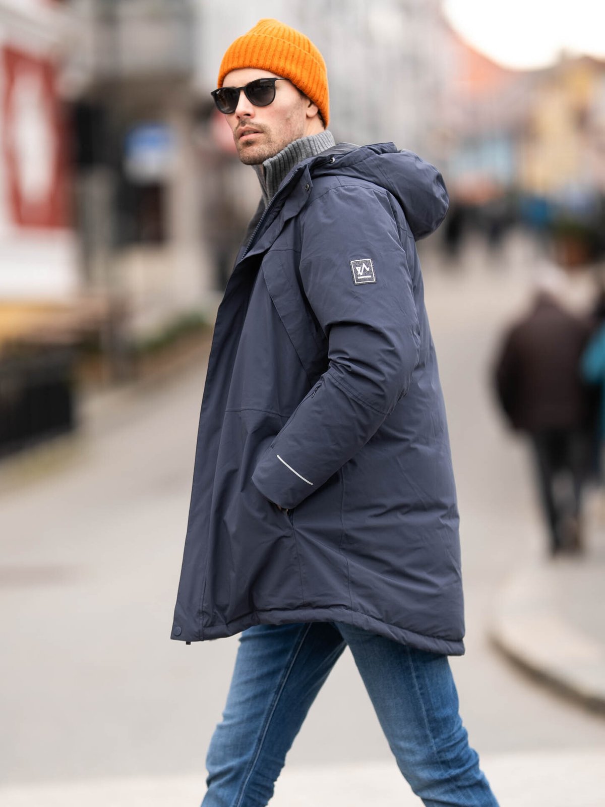 Twentyfour Finse Dunparkas Blekkblå