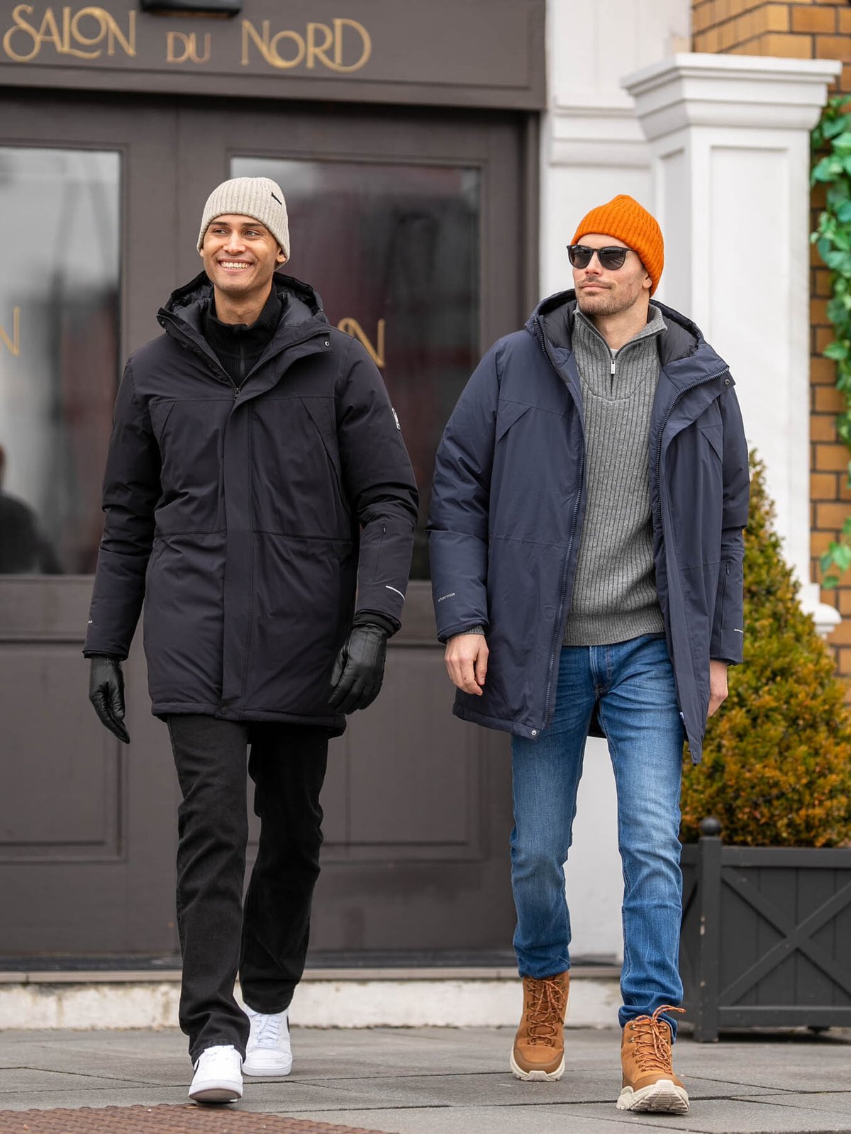 Twentyfour Finse Dunparkas Blekkblå