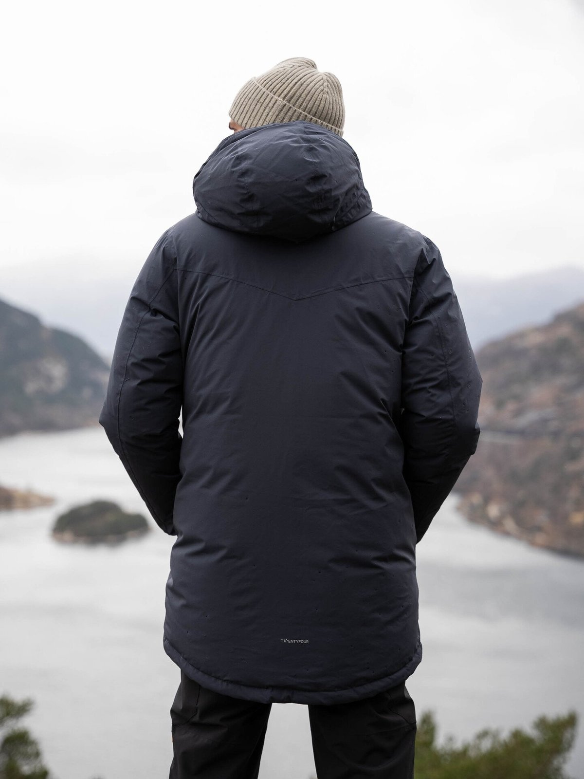 Twentyfour Finse Dunparkas Blekkblå