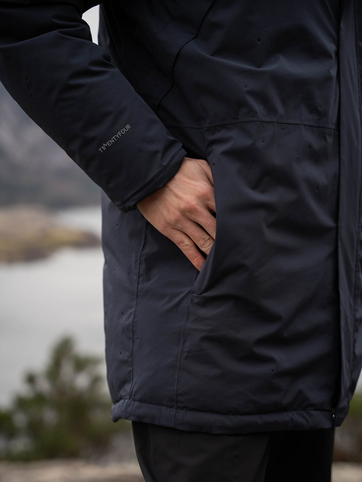 Twentyfour Finse Dunparkas Blekkblå