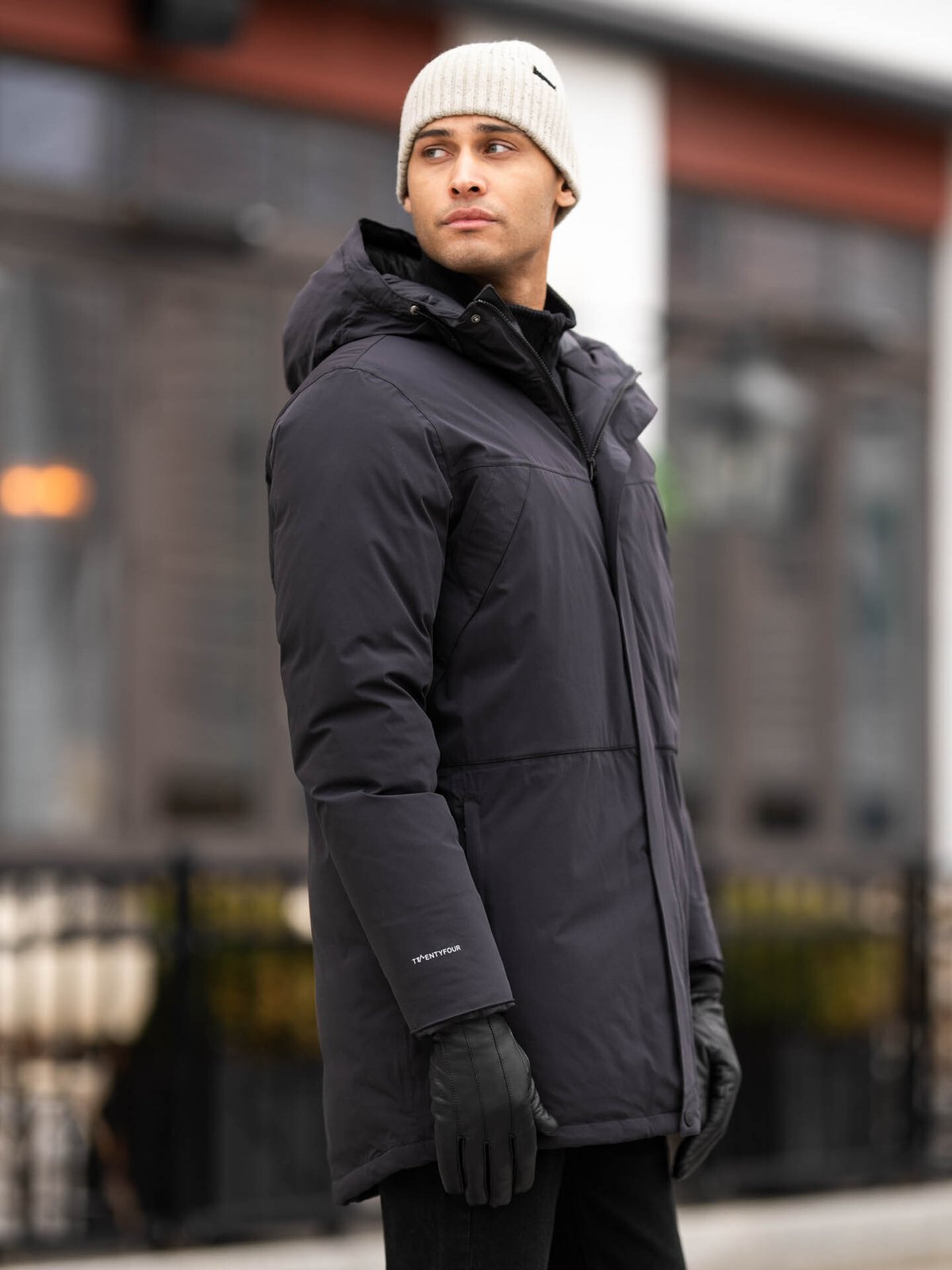 Twentyfour Finse Dunparkas Skyggesort