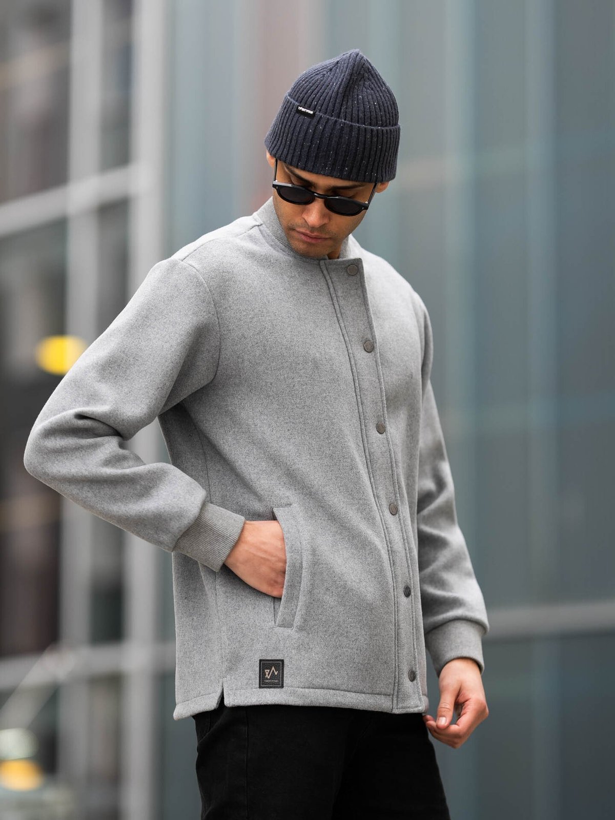 Twentyfour Mode Warm Bomber Mellomgrå