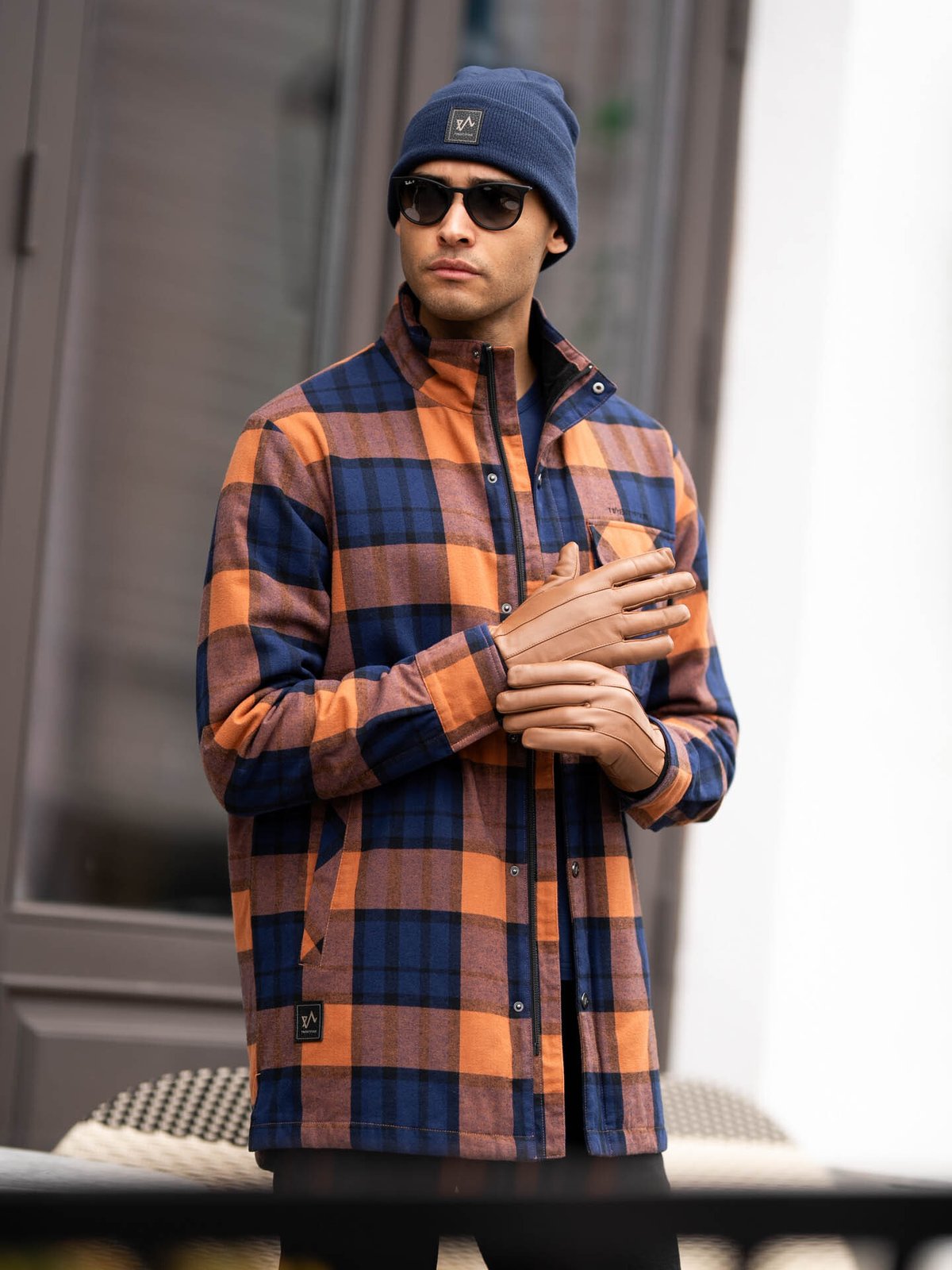 Twentyfour Mode Flannel Jakke Mokka