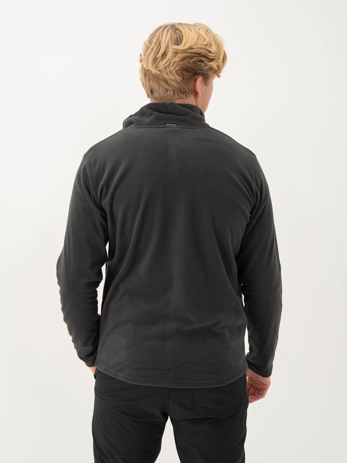 Twentyfour Finse 2.0 Long Zip Fleece H Skyggesort