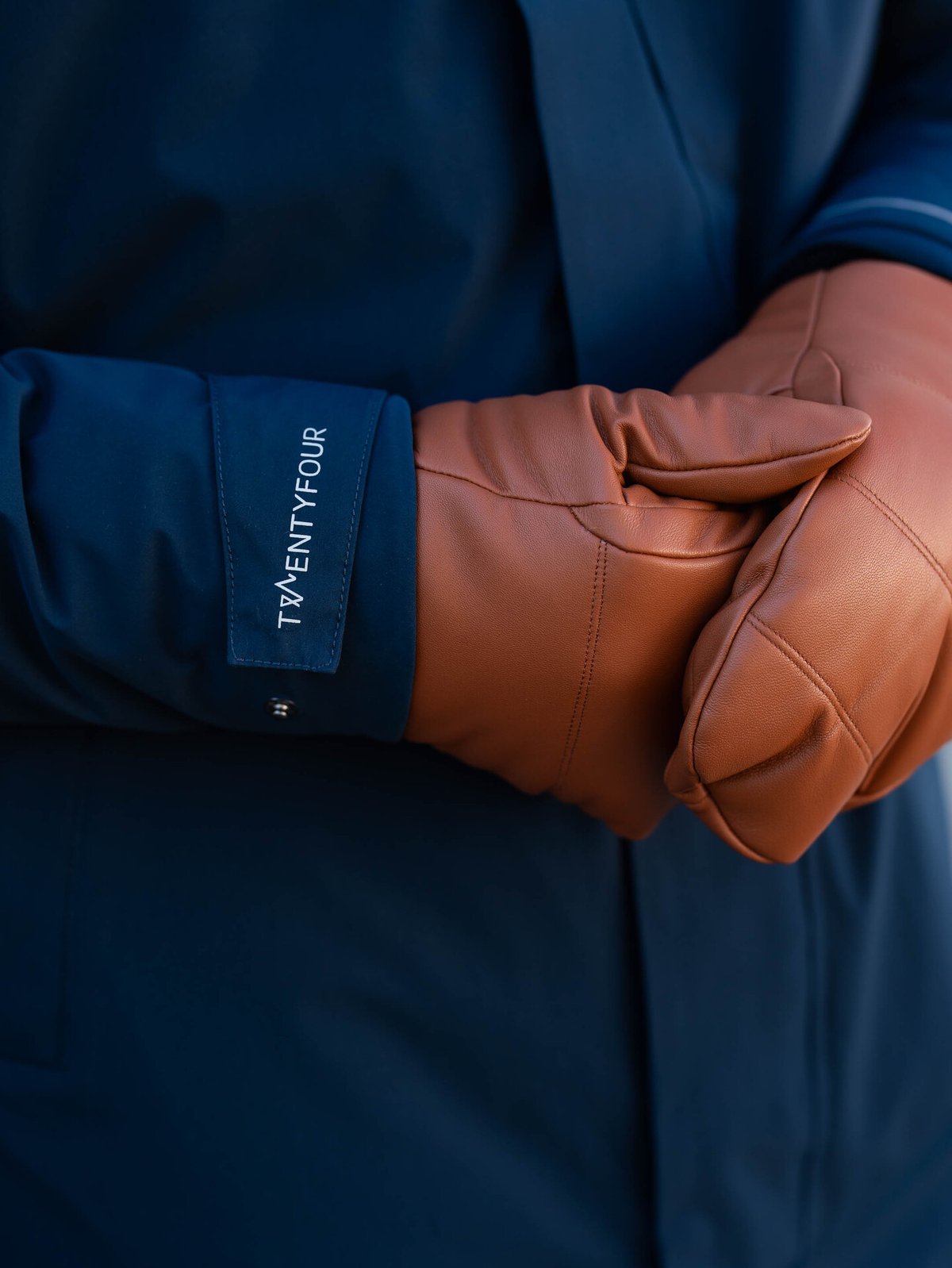 Twentyfour Mode Skinnvott Lys Brun