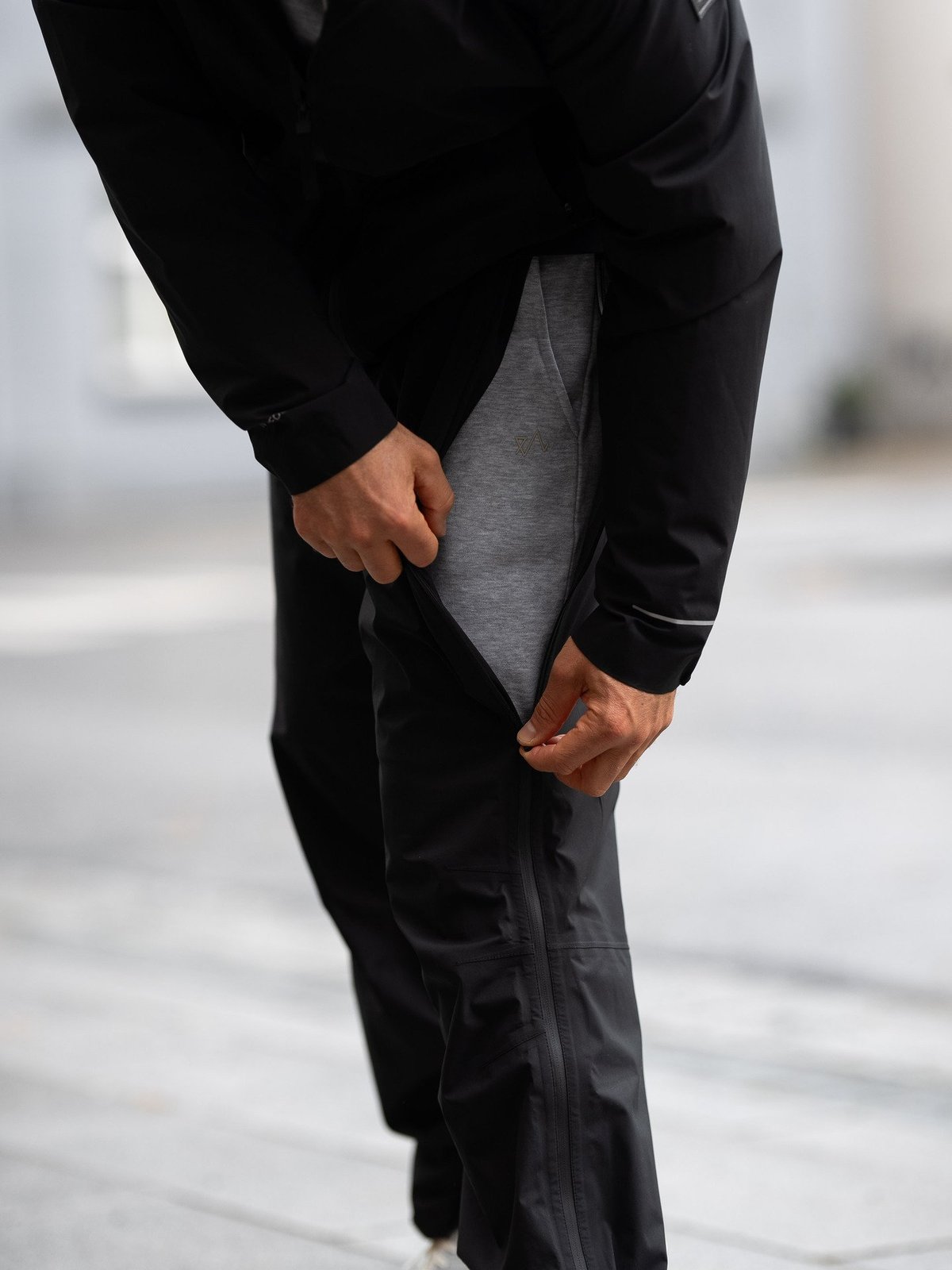 Twentyfour Mode Loosefit Skallbukse Sort