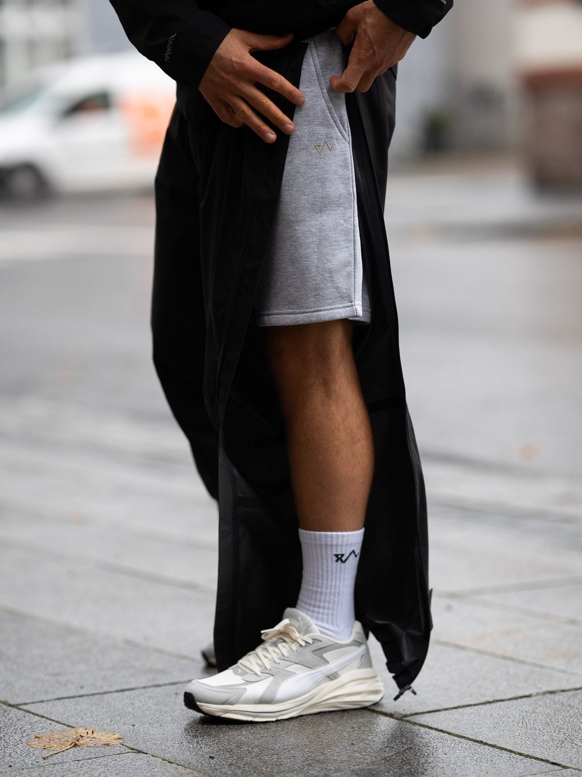 Twentyfour Mode Loosefit Skallbukse Sort