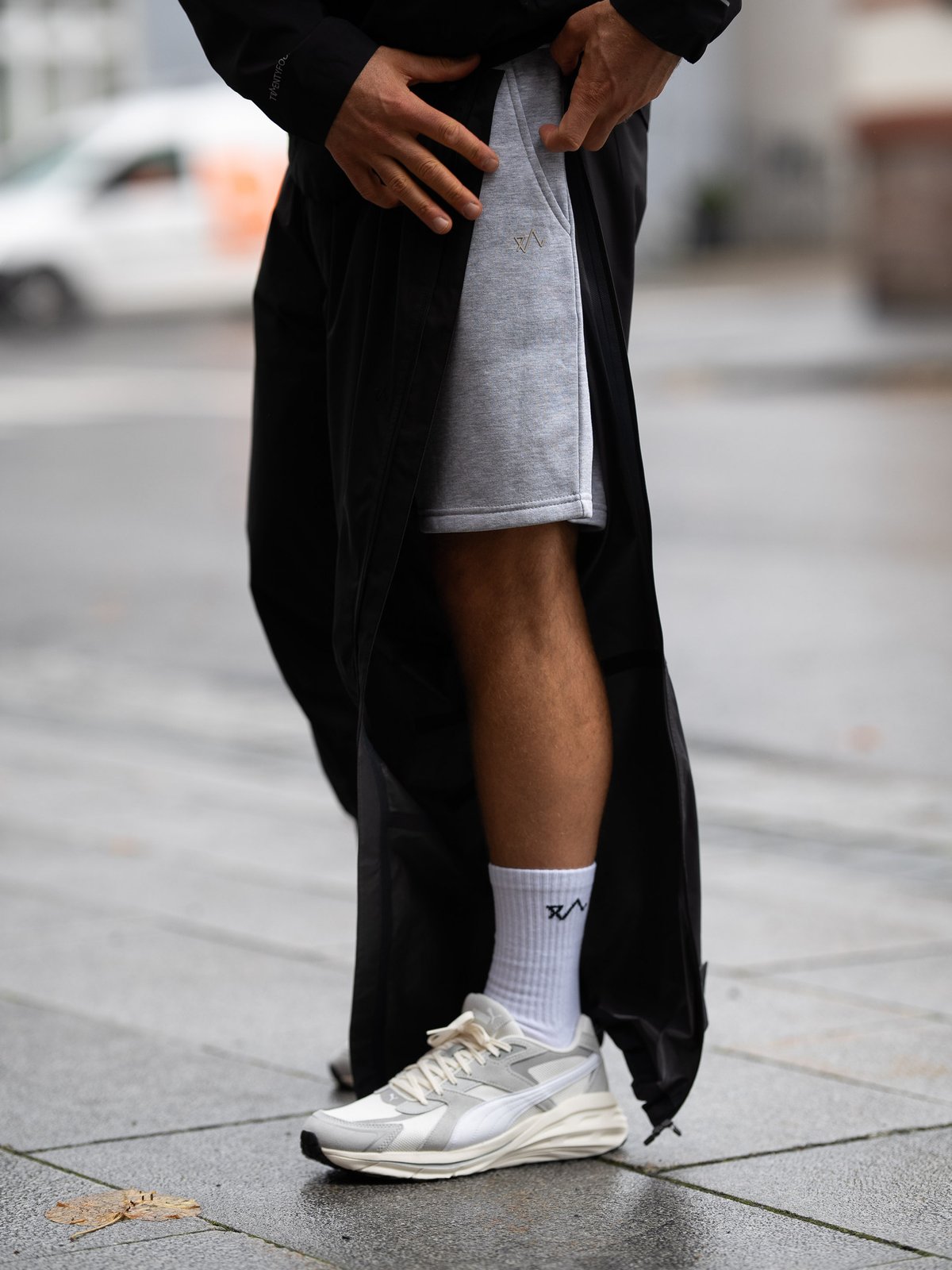 Twentyfour Mode Loosefit Skallbukse Sort