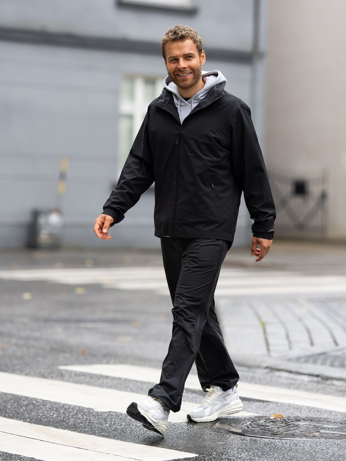 Twentyfour Mode Loosefit Skallbukse Sort