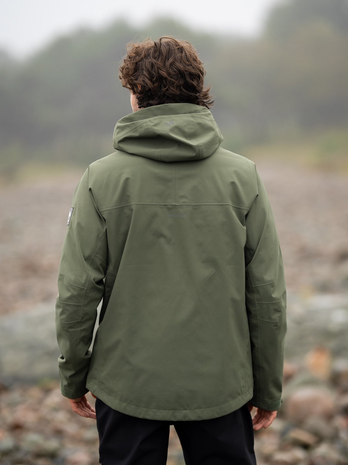 Twentyfour Venture 3-Lags Skalljakke Furu
