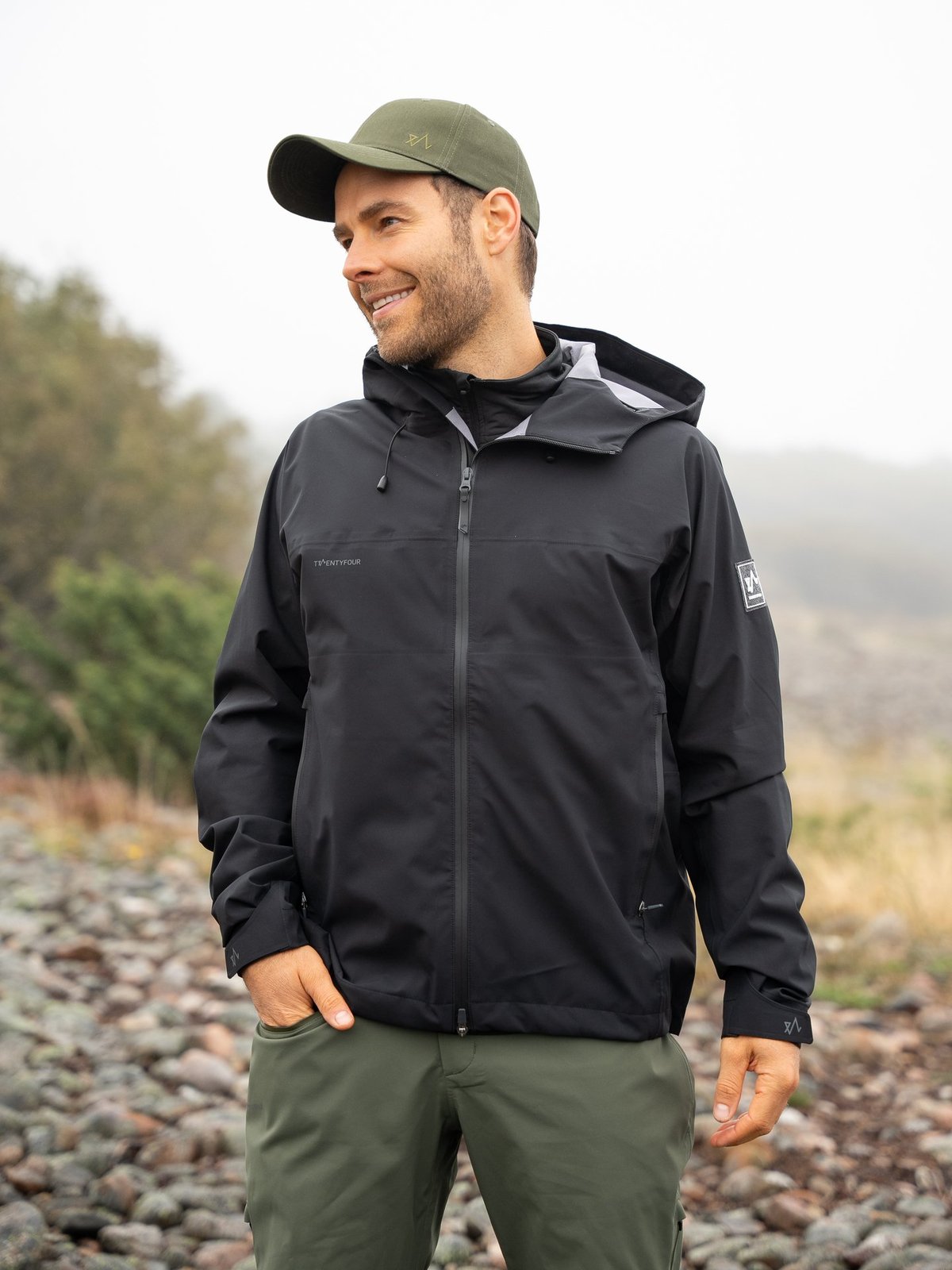 Twentyfour Venture 3-Lags Skalljakke Sort