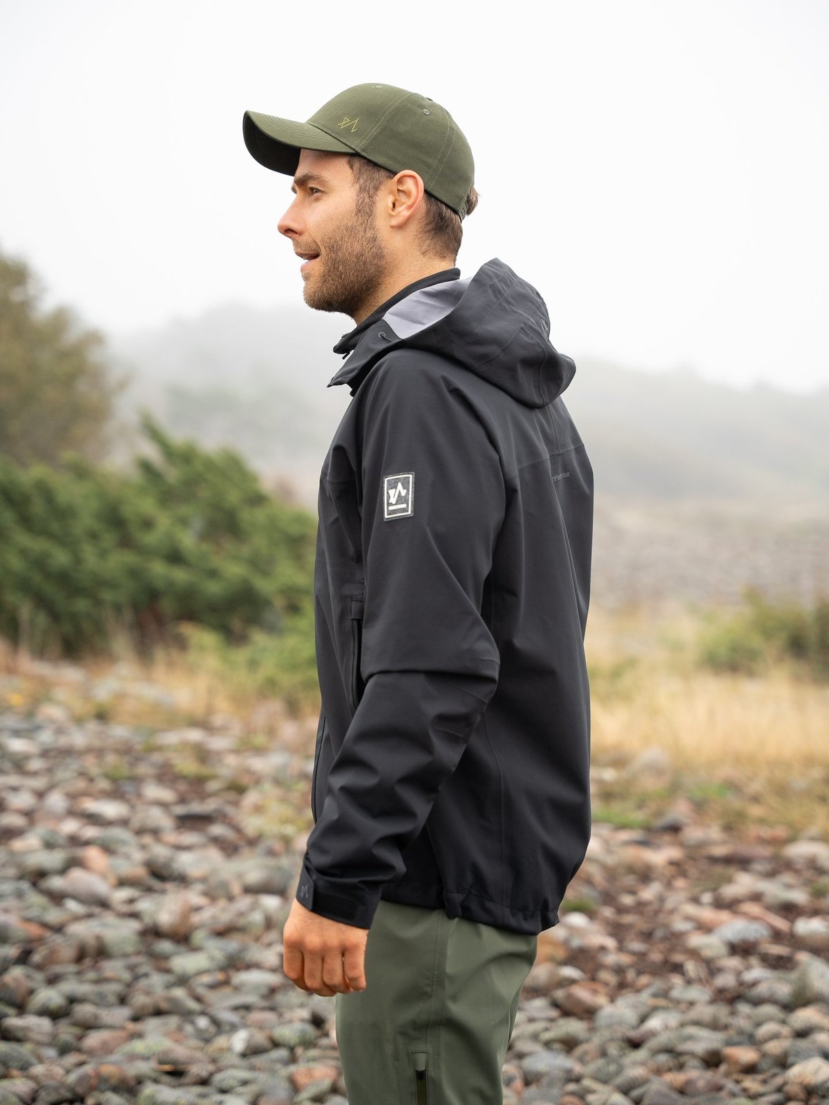 Twentyfour Venture 3-Lags Skalljakke Sort