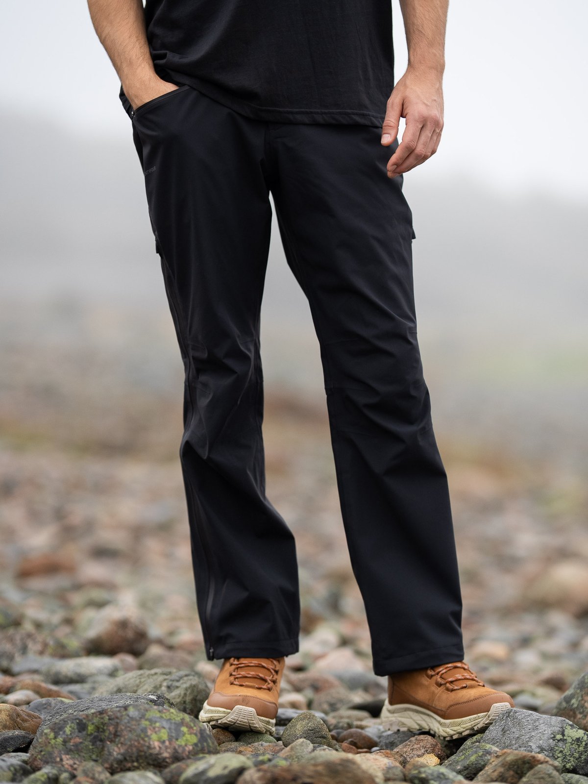 Twentyfour Venture 3-Lags Skallbukse Sort