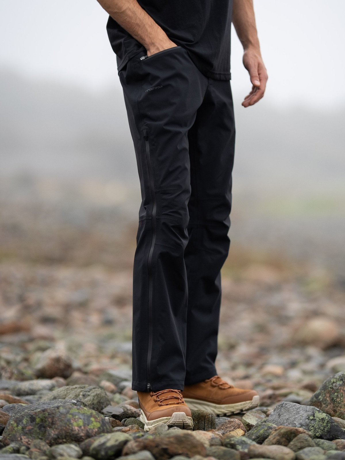 Twentyfour Venture 3-Lags Skallbukse Sort