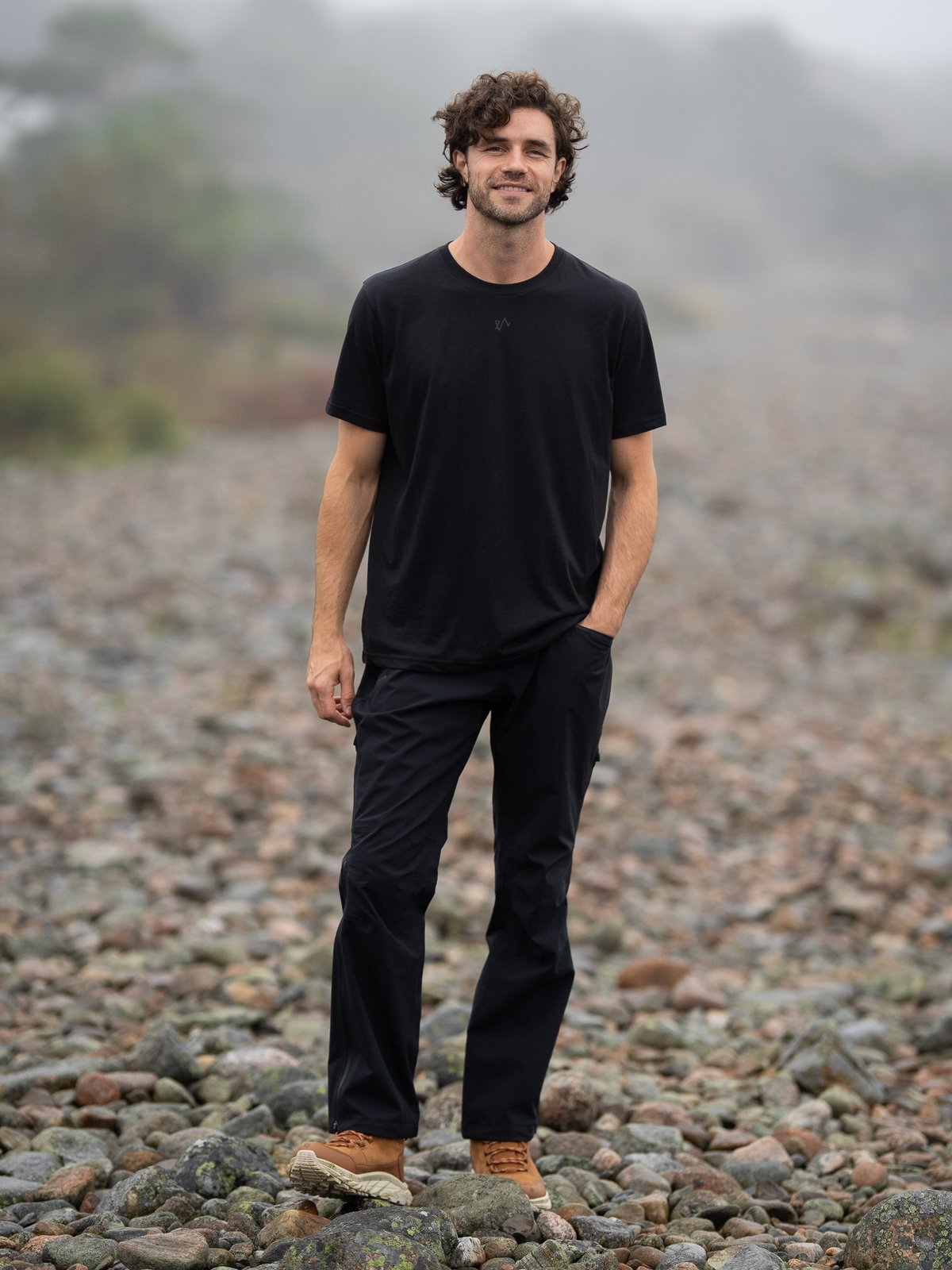 Twentyfour Venture 3-Lags Skallbukse Sort