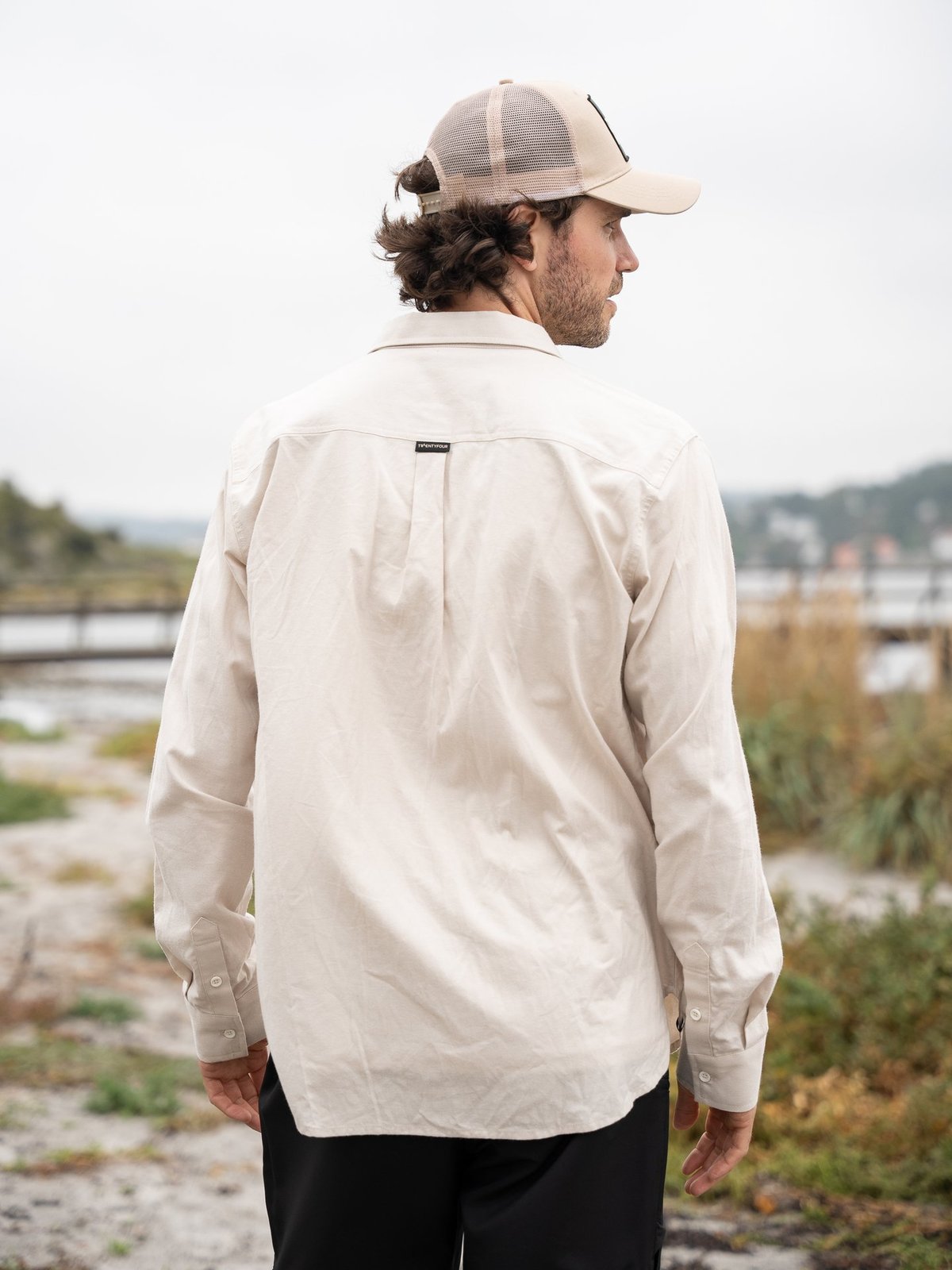 Twentyfour Mode Skjorte Gråhvit