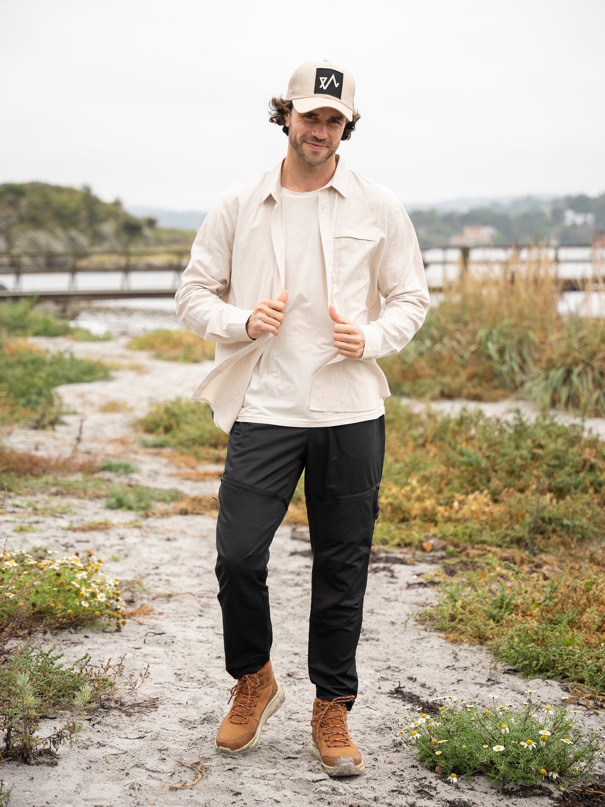 Twentyfour Mode Skjorte Gråhvit