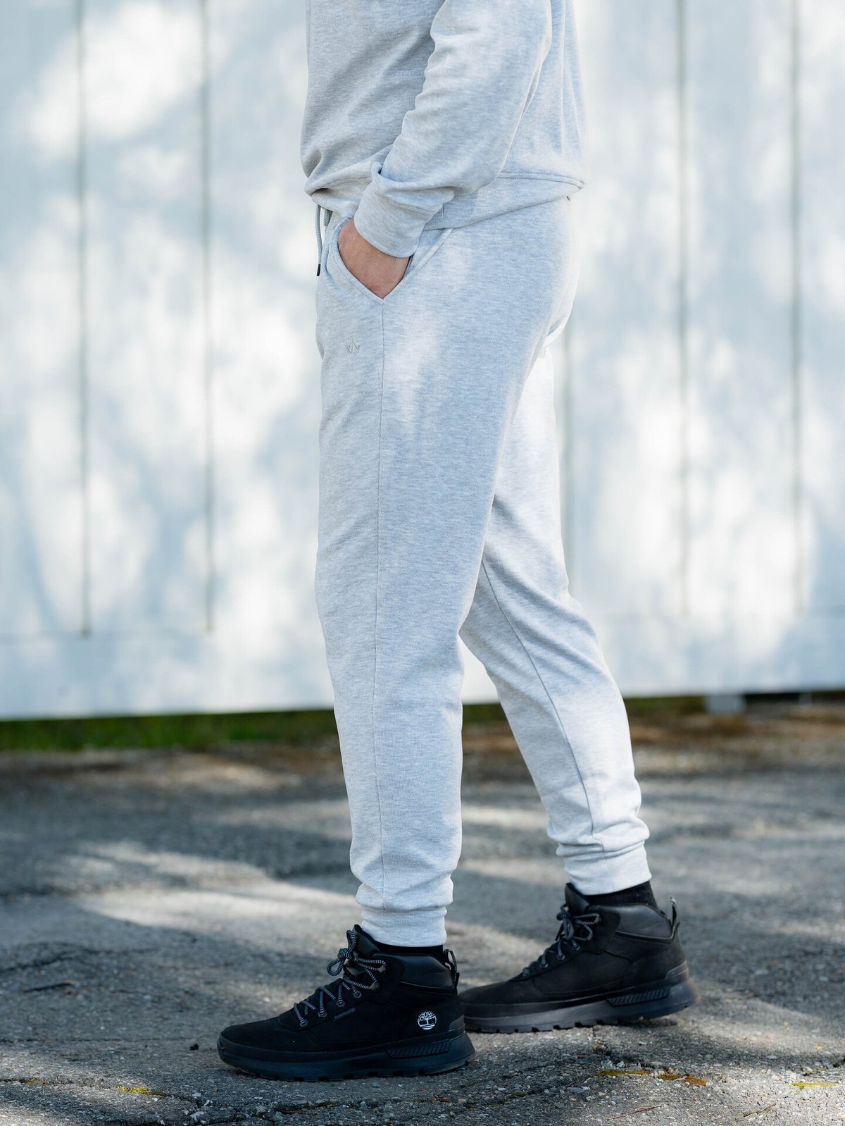 Twentyfour Mode Comfy Sweatpant Lys Grå Melange