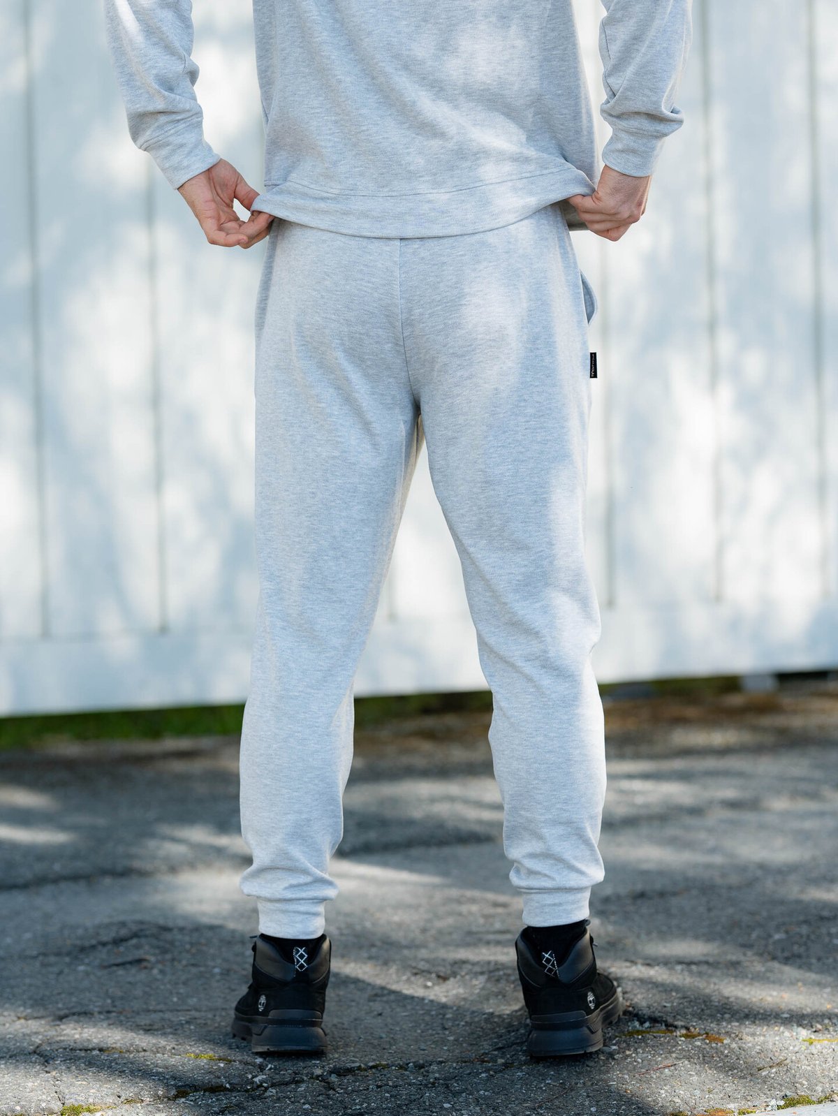 Twentyfour Mode Comfy Sweatpant Lys Grå Melange