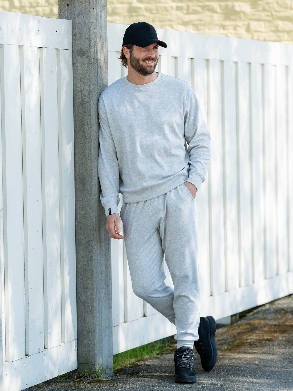 Twentyfour Mode Comfy Sweatpant Lys Grå Melange