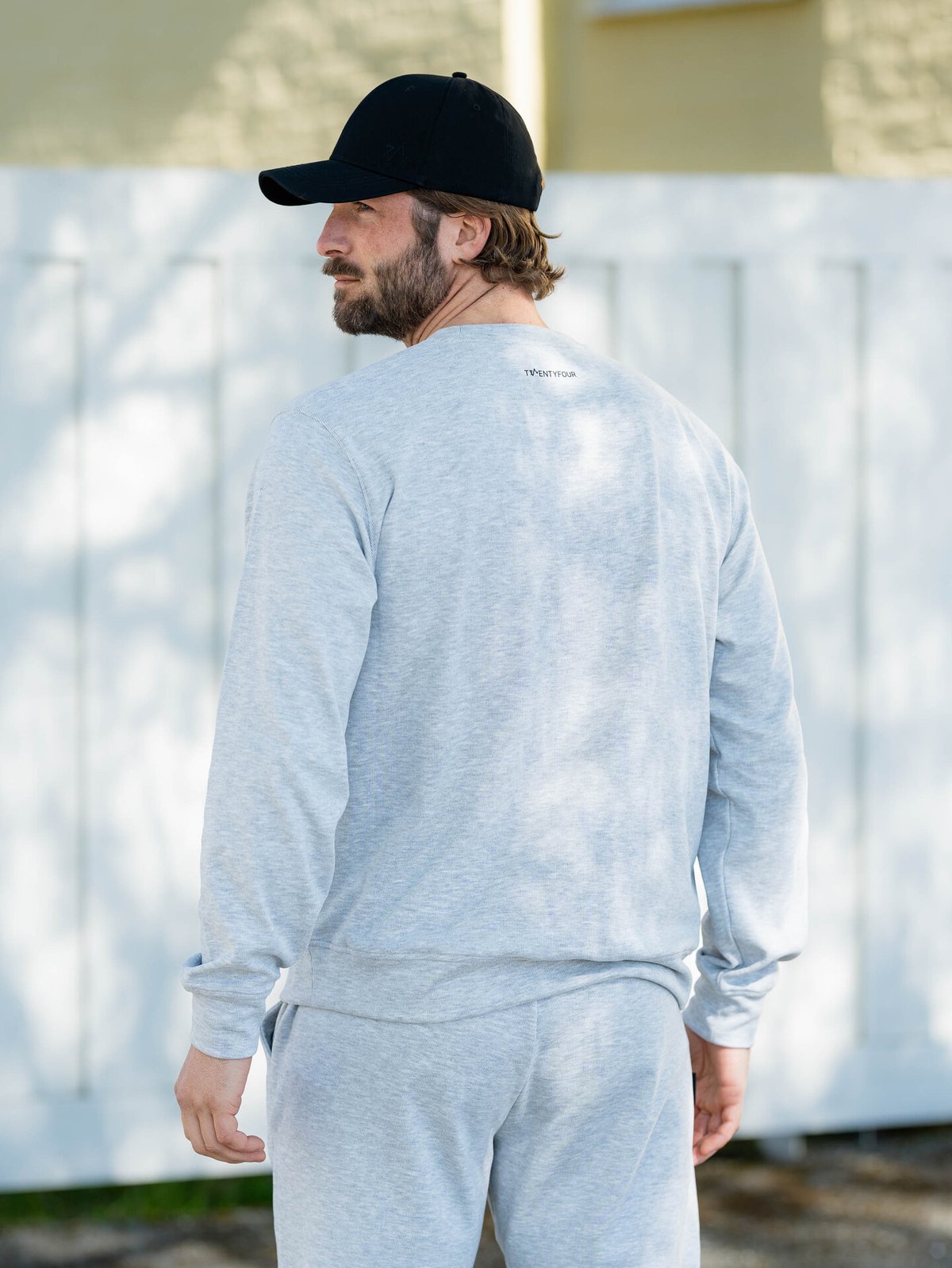 Twentyfour Mode Comfy Genser Lys Grå Melange