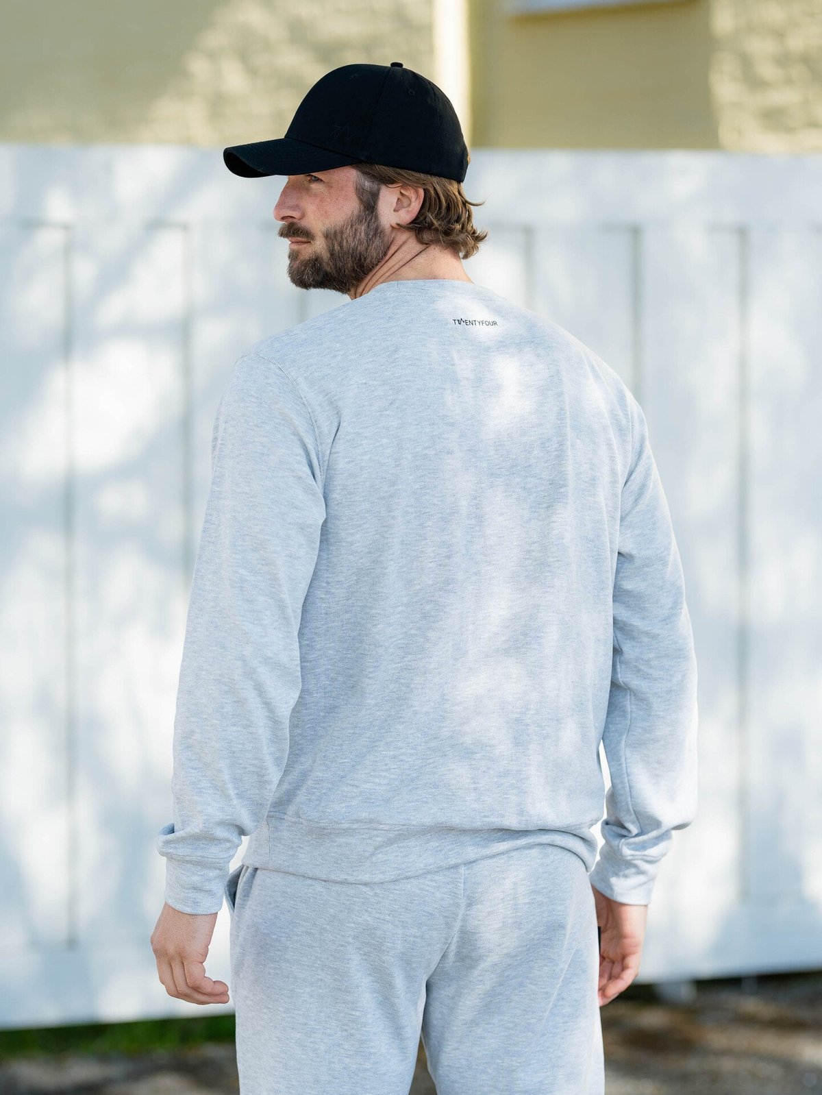 Twentyfour Mode Comfy Genser Lys Grå Melange