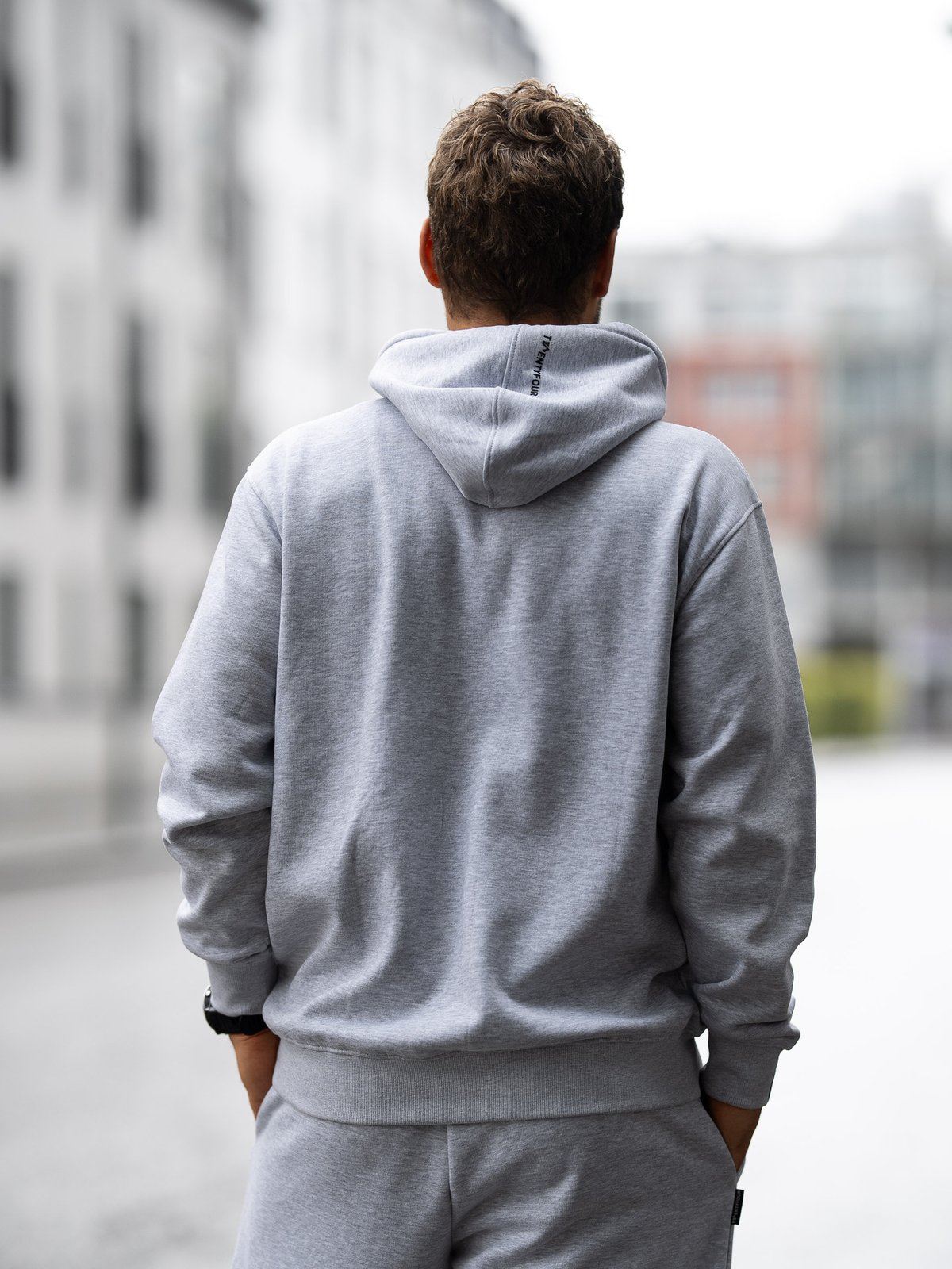 Twentyfour & Hoodie Lys Grå