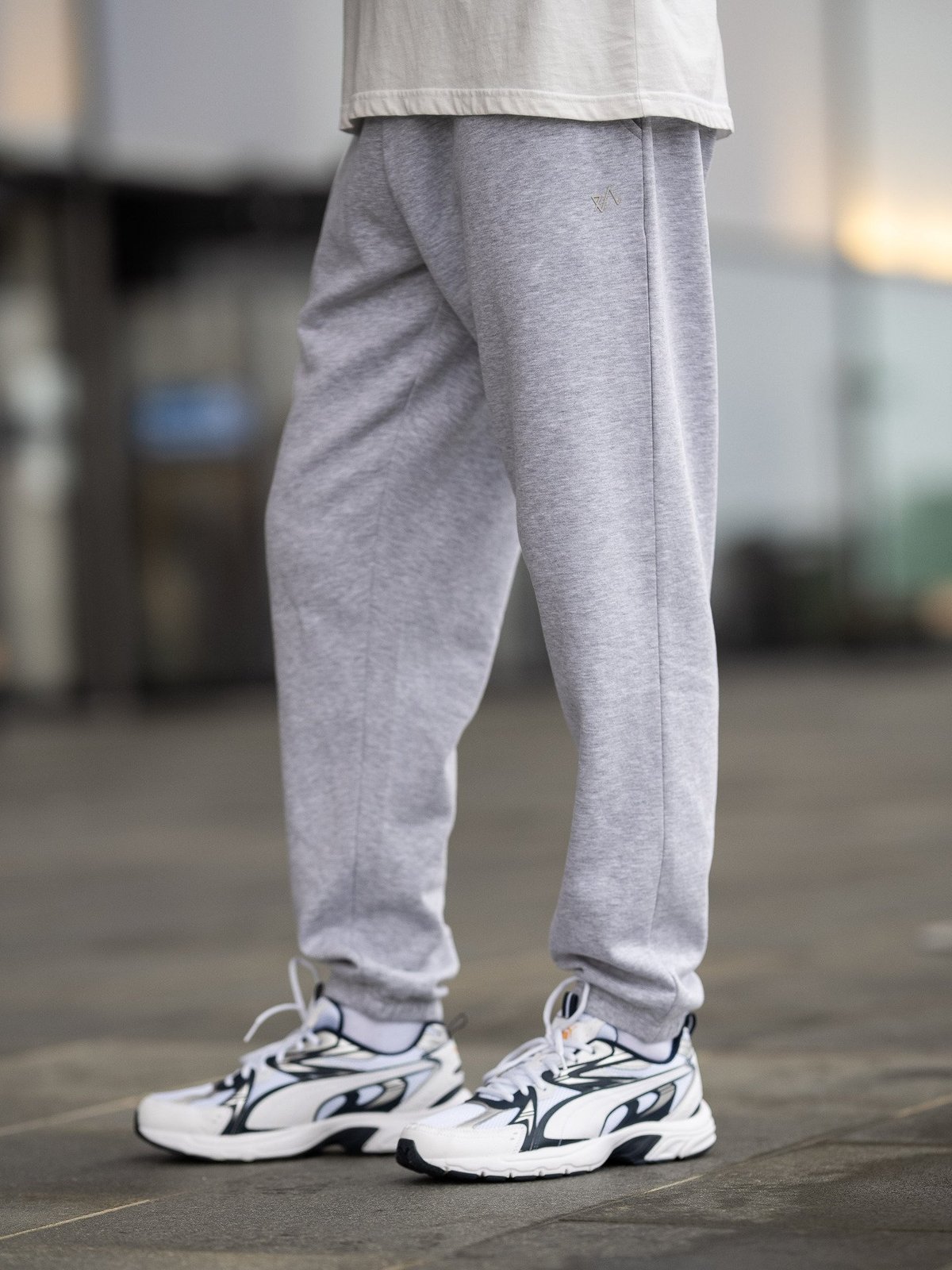 Twentyfour & Sweatpant Lys Grå Melange