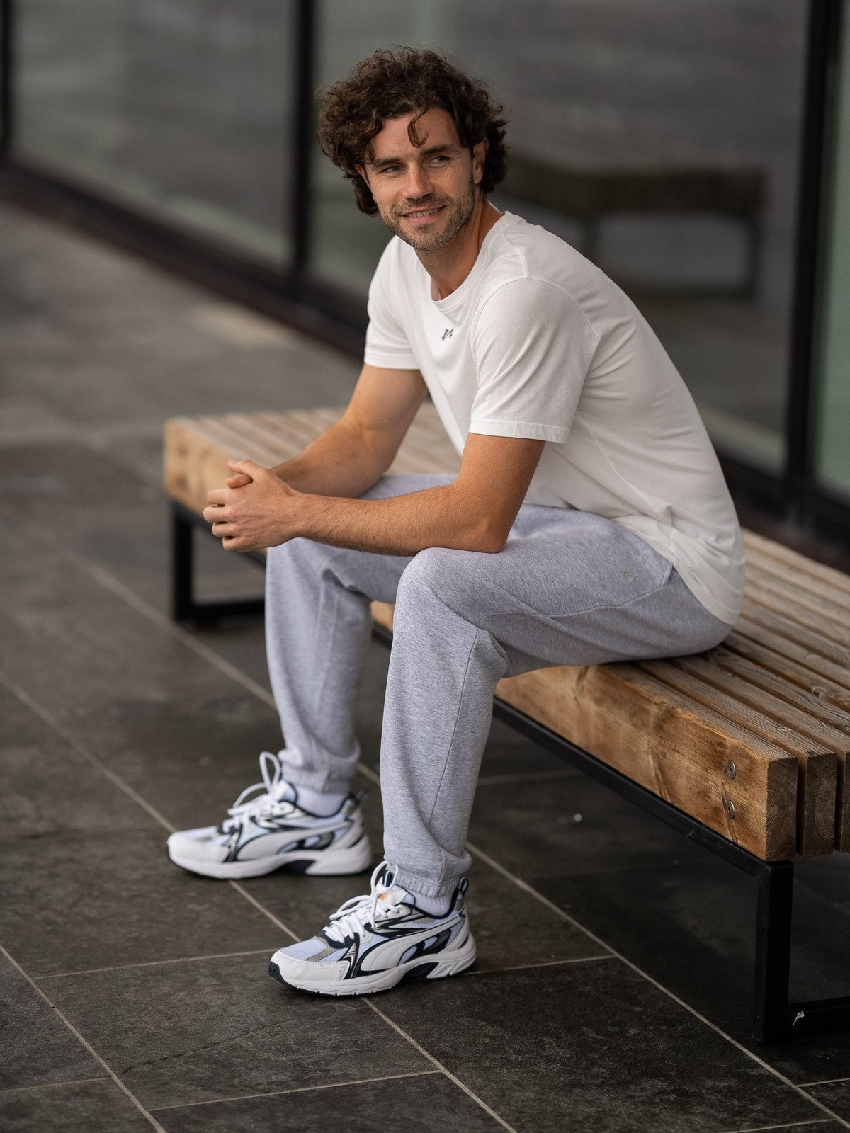 Twentyfour & Sweatpant Lys Grå Melange