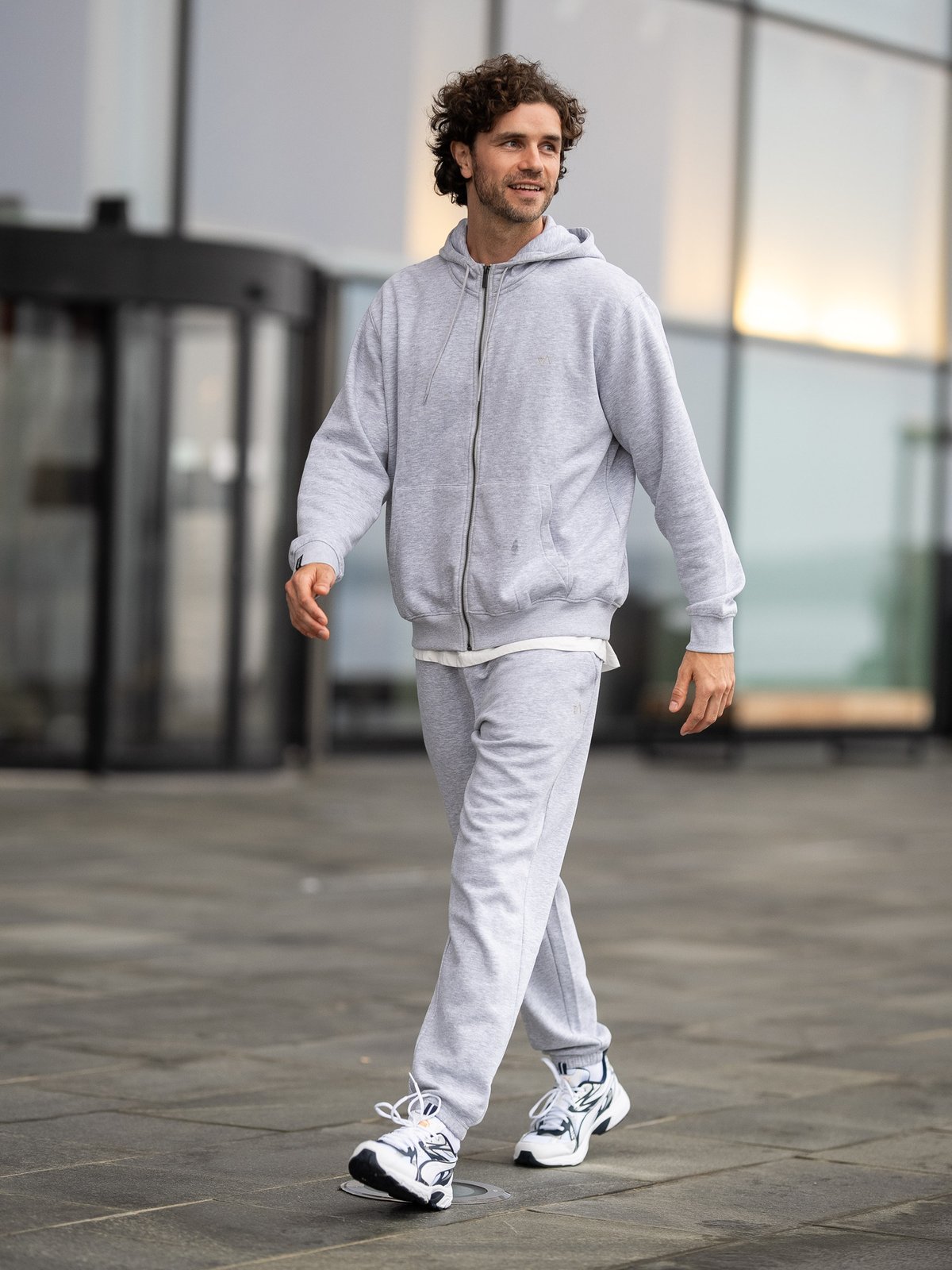 Twentyfour & Sweatpant Lys Grå Melange