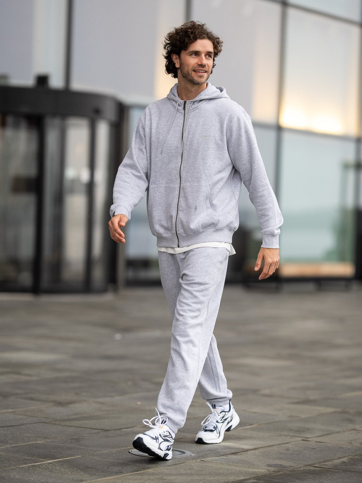Twentyfour & Sweatpant Lys Grå Melange