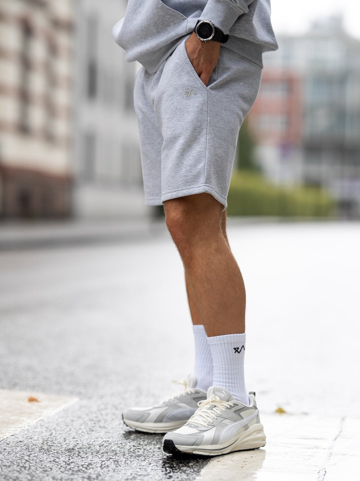 Twentyfour & Shorts Lys Grå