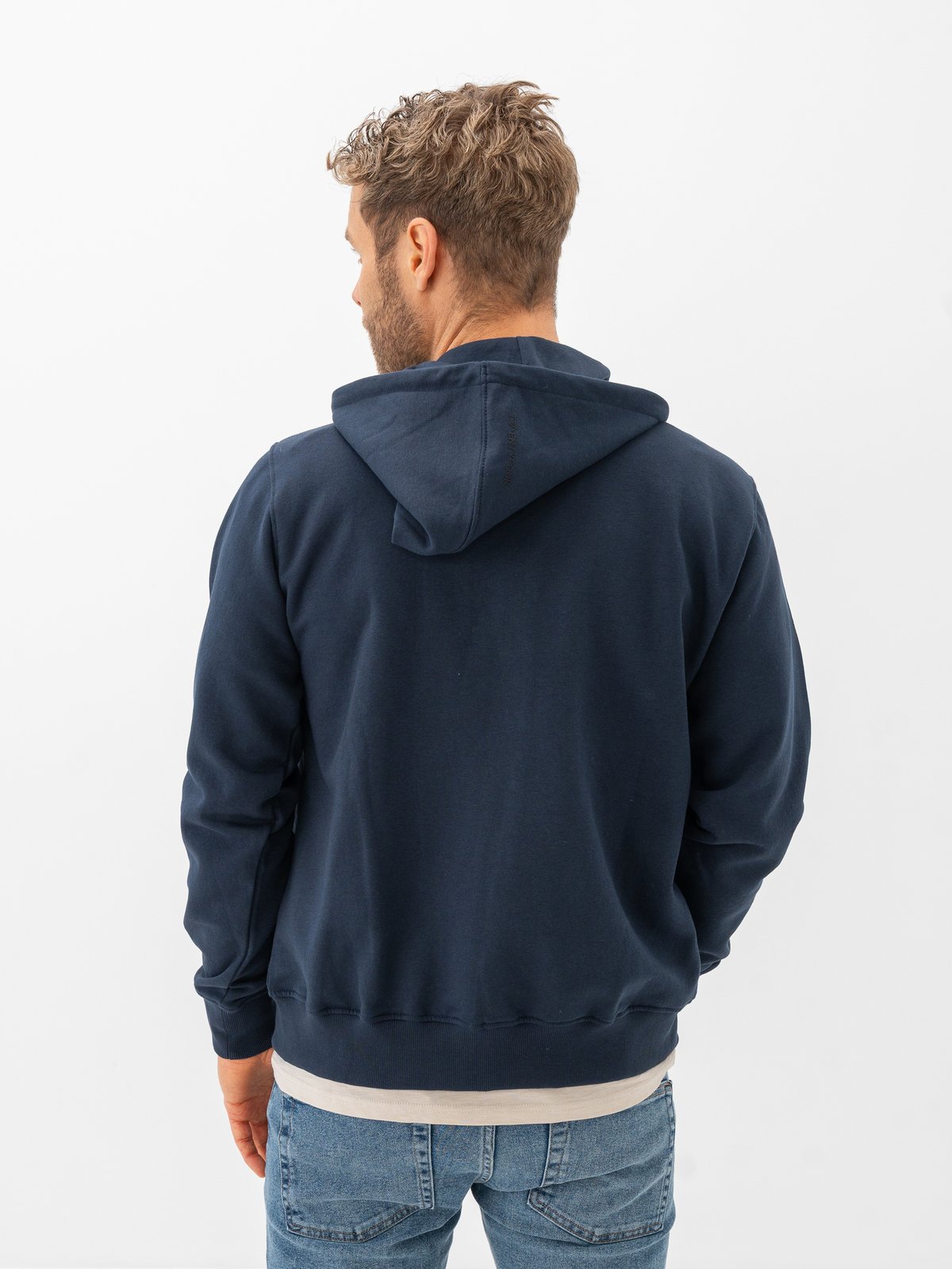 Twentyfour & Zip Hoodie Marine