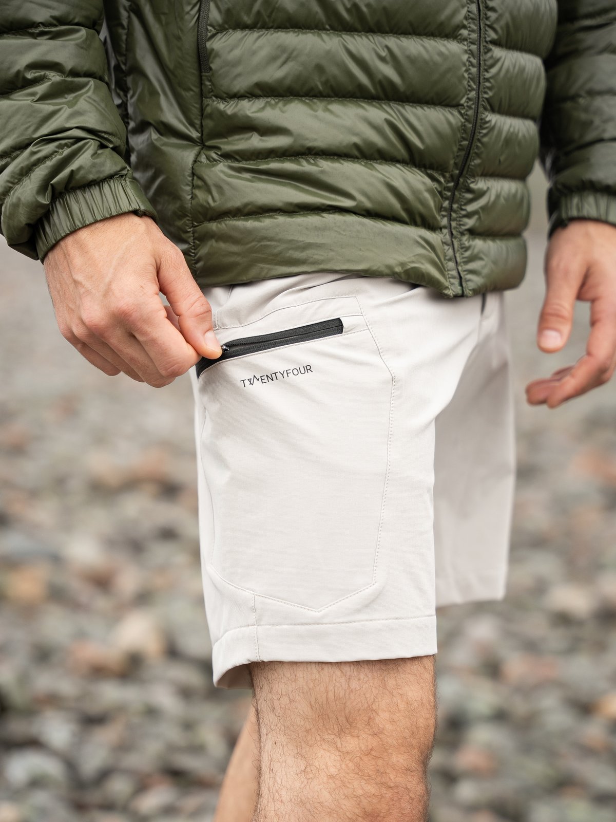 Twentyfour Venture 360 Shorts Varm Grå