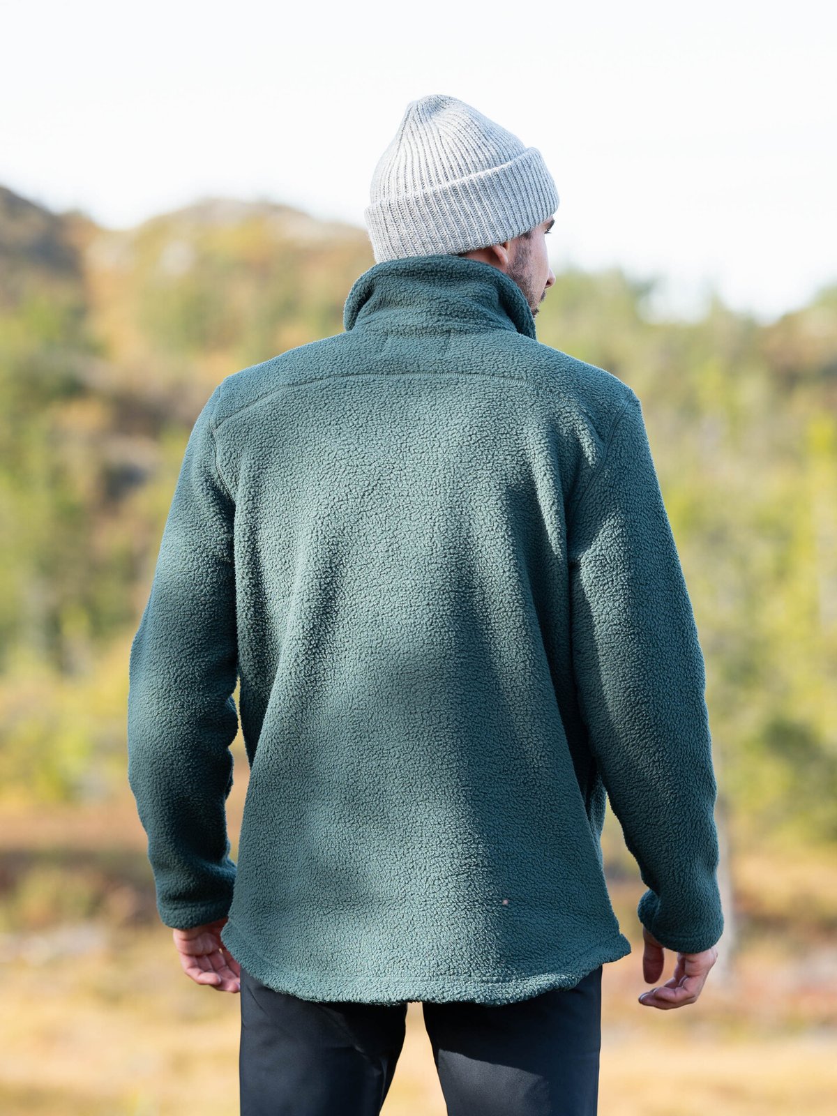 Twentyfour Mode Pile Jakke Dyp Grønn