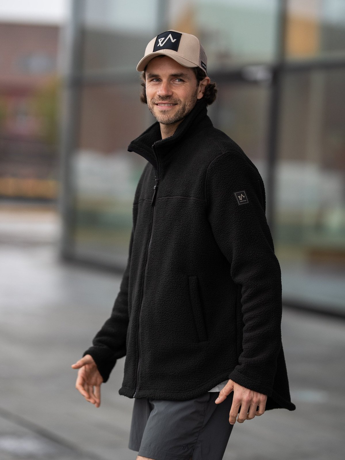 Twentyfour Mode Pile Jakke Sort