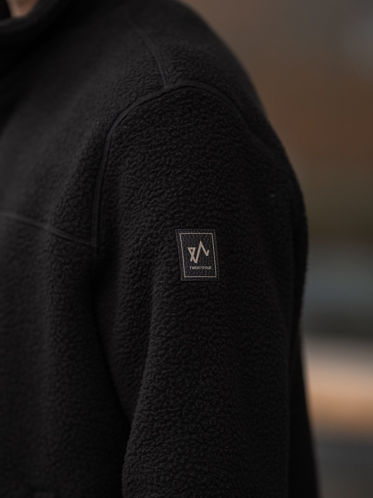 Twentyfour Mode Pile Jakke Sort