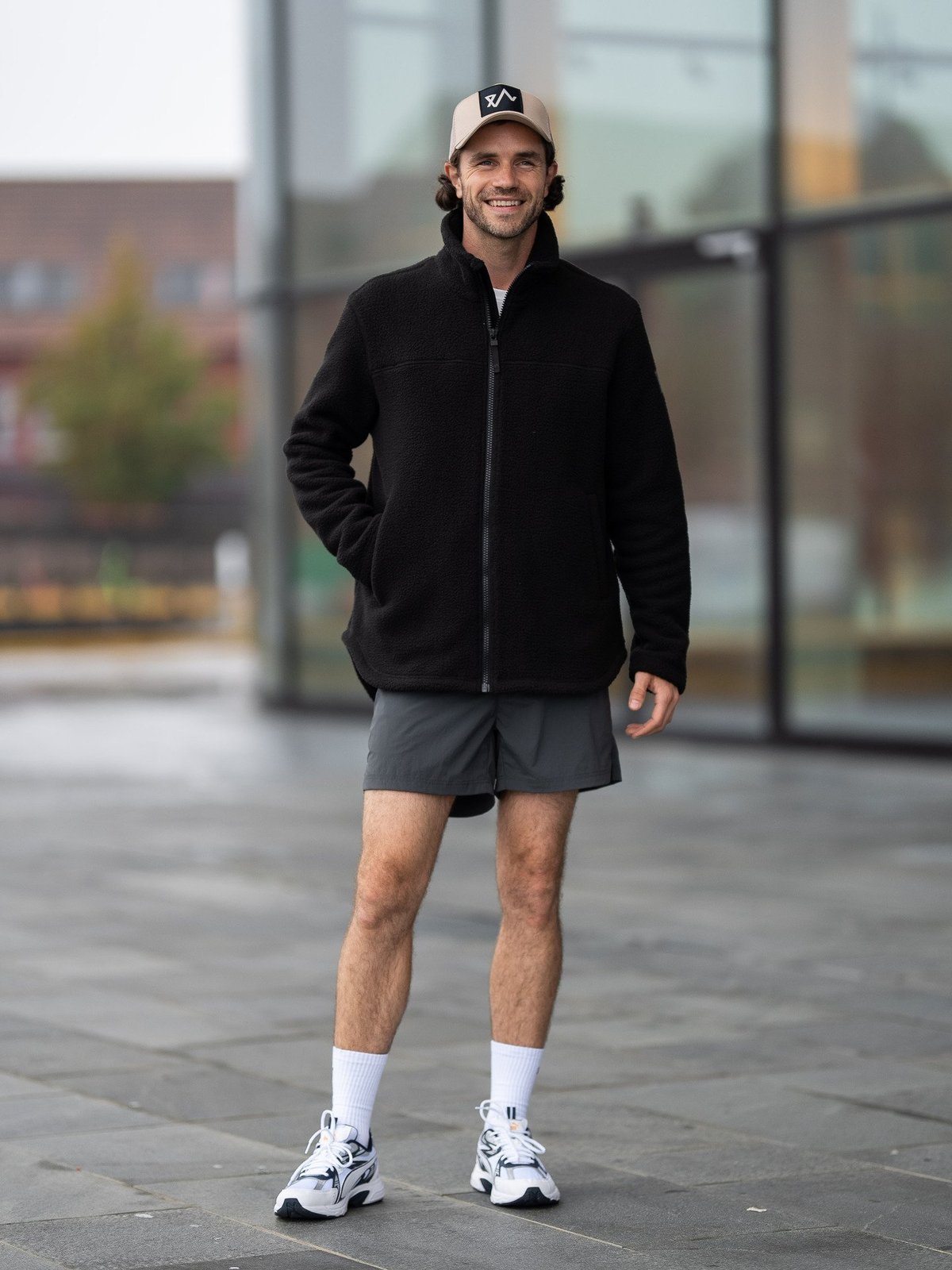 Twentyfour Mode Pile Jakke Sort