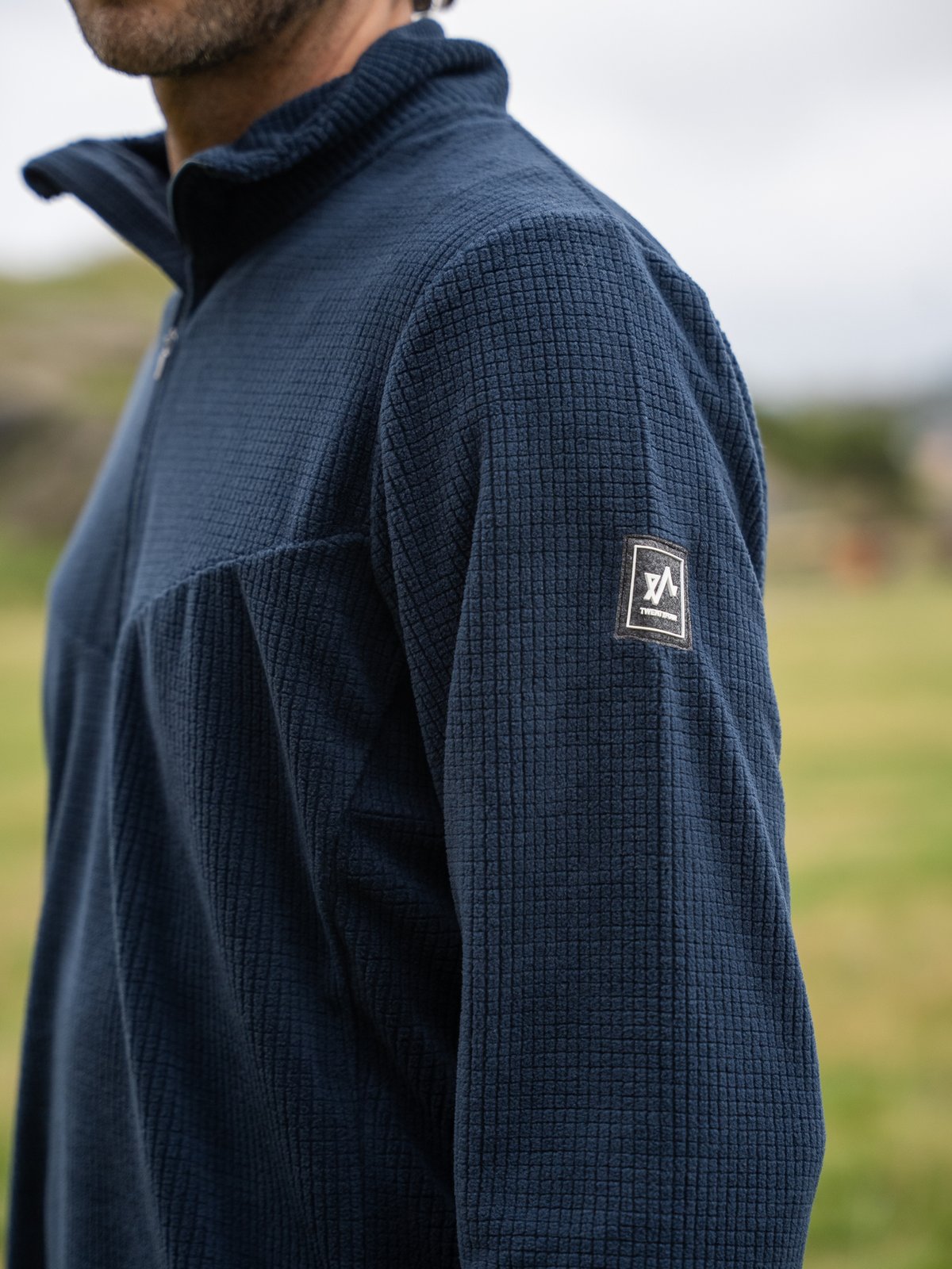 Twentyfour Venture Light Fleece Half Zip Marine