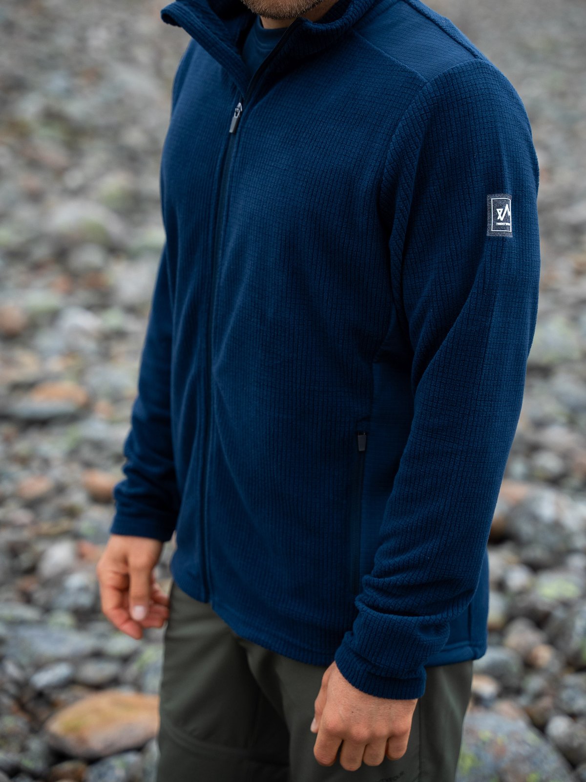 Twentyfour Venture Light Fleece Long Zip H Marine