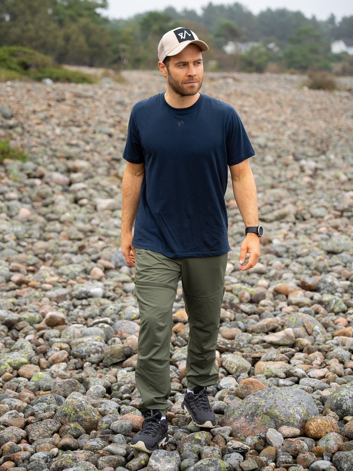 Twentyfour & T-skjorte Marine